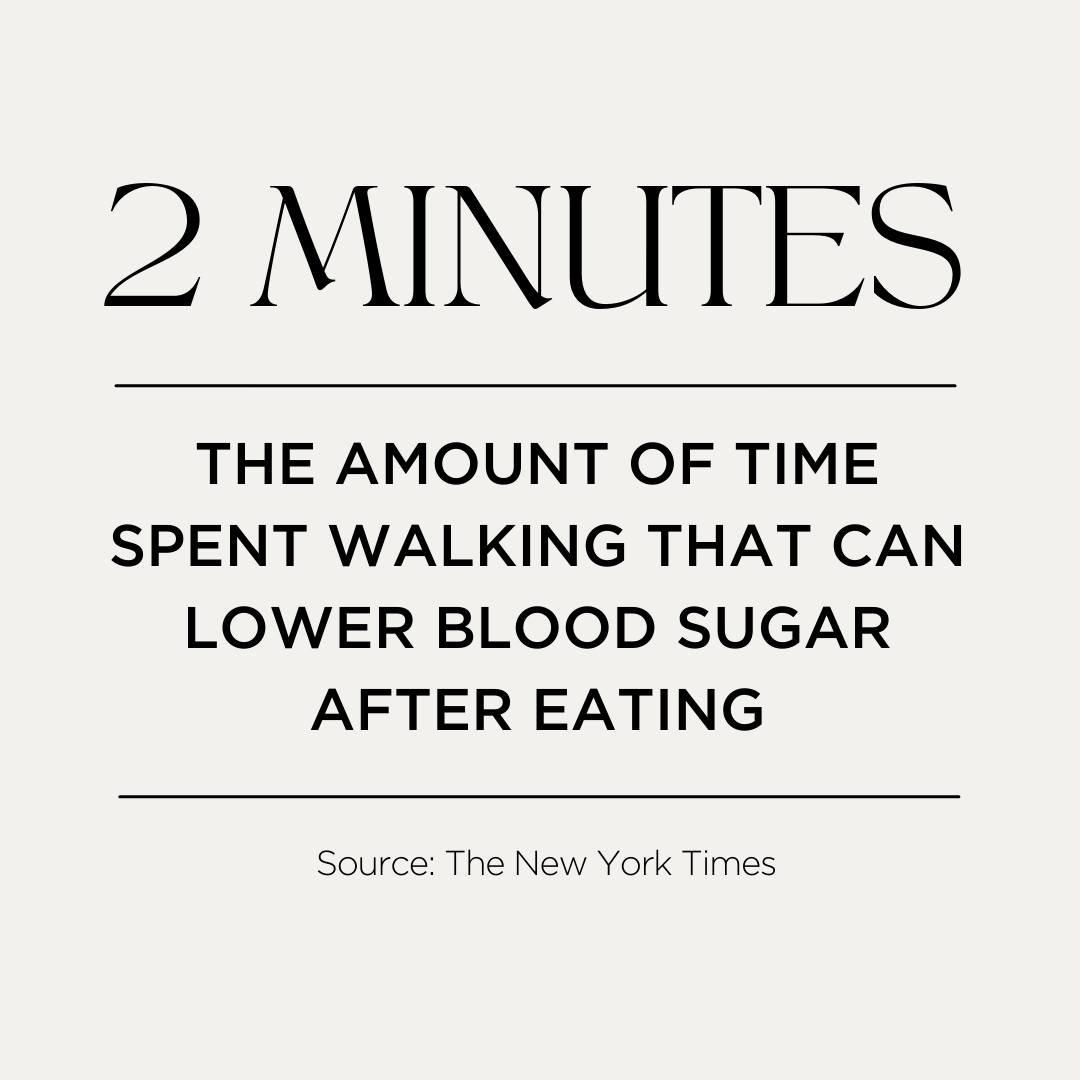 Did you know? Just two minutes of walking after a meal can reduce blood sugar levels, which can help ward off complications such as Type 2 diabetes. 🙌 It doesn't take much to make a big difference.

Find more info about the power of walking at ThisM