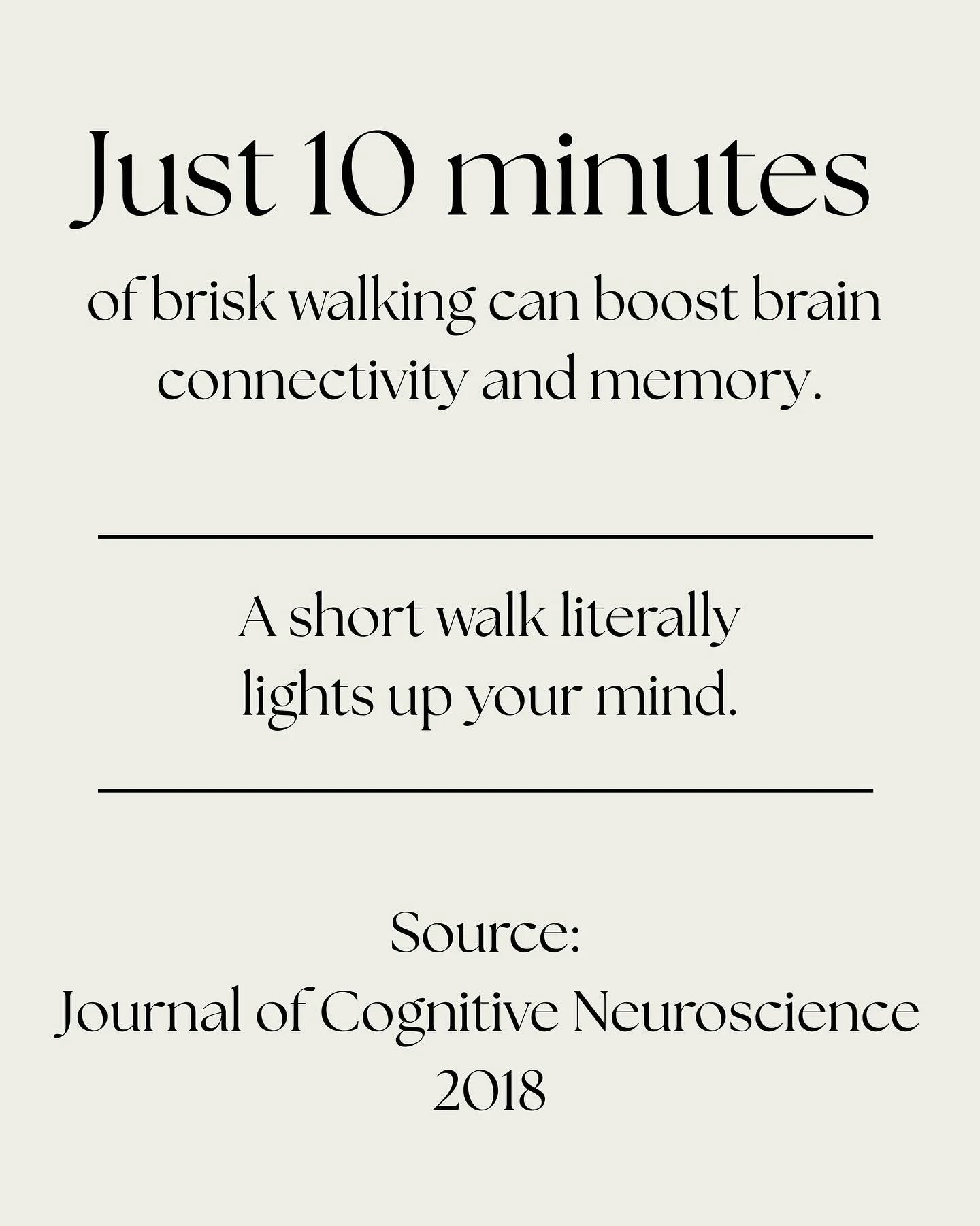 Hay WalkStars.
There are many reasons to walk! Here&rsquo;s one. 
🤍