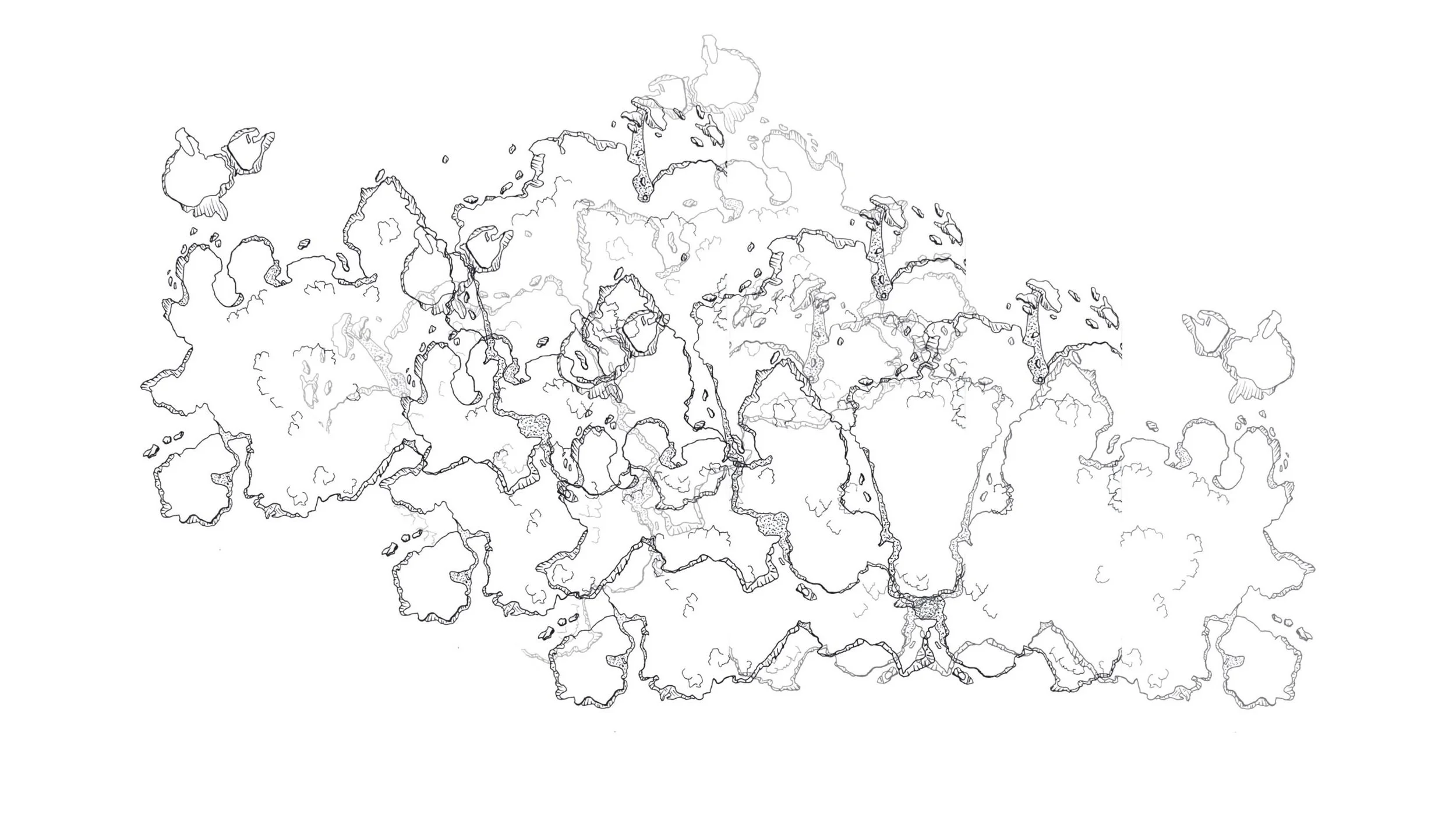 Archipelago Landform Drawing