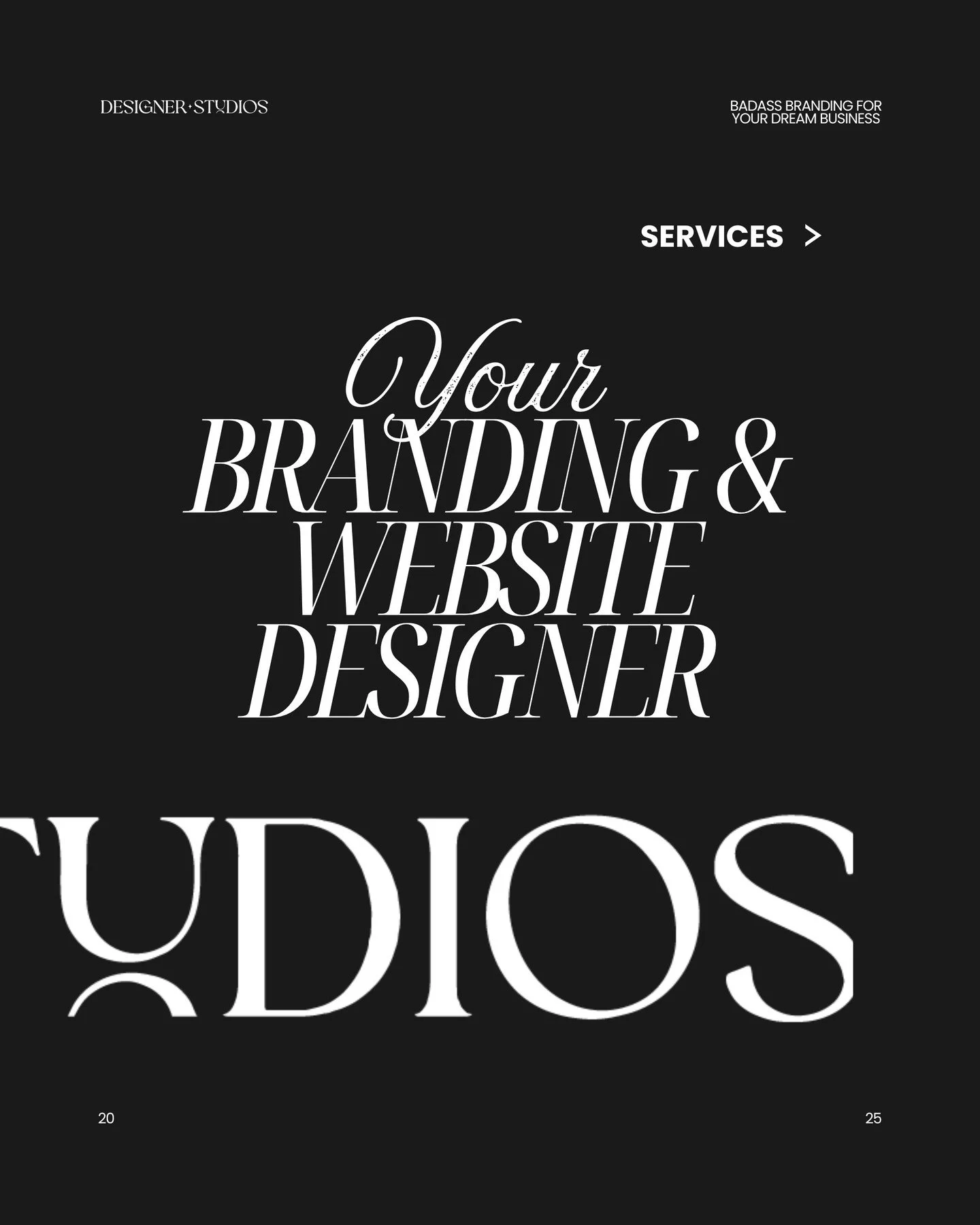 ✨ So, what do I actually do here at Designer Studios?⁠
⁠
In a nutshell, I help small businesses look as good as they actually are.⁠
Whether you're just getting started or levelling up, I&rsquo;m here for the bold ideas, the quiet confidence, and ever