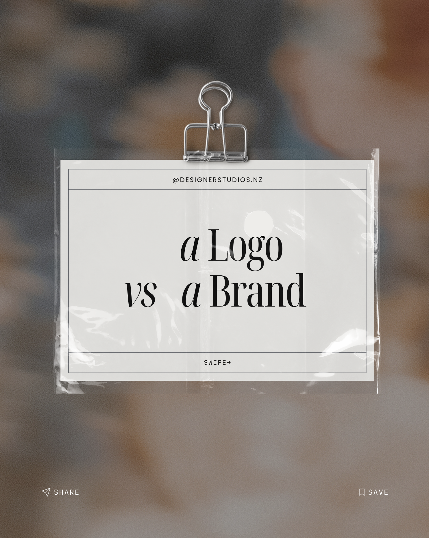 Logo vs brand. What's the difference and why it matters