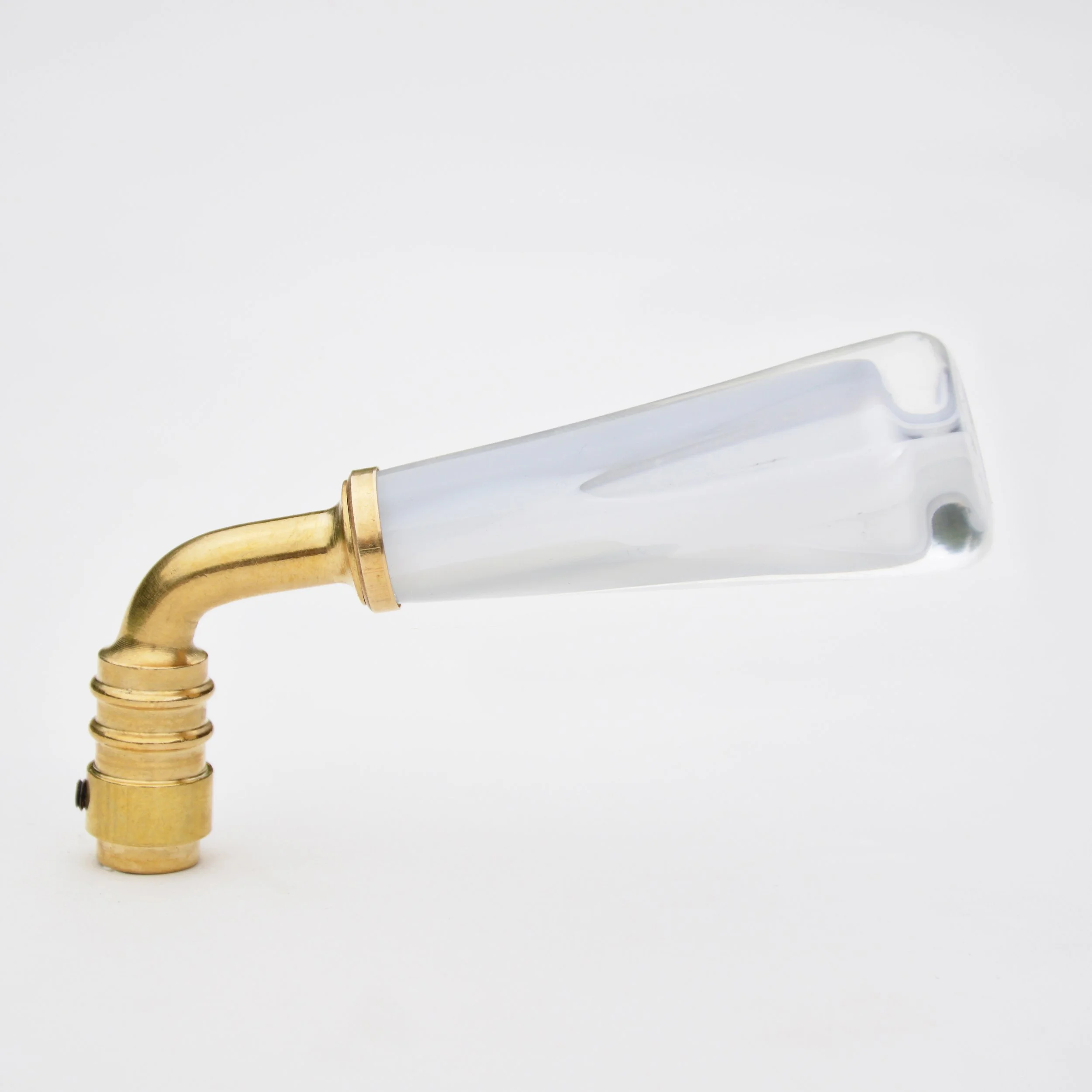 White Carrara Handle