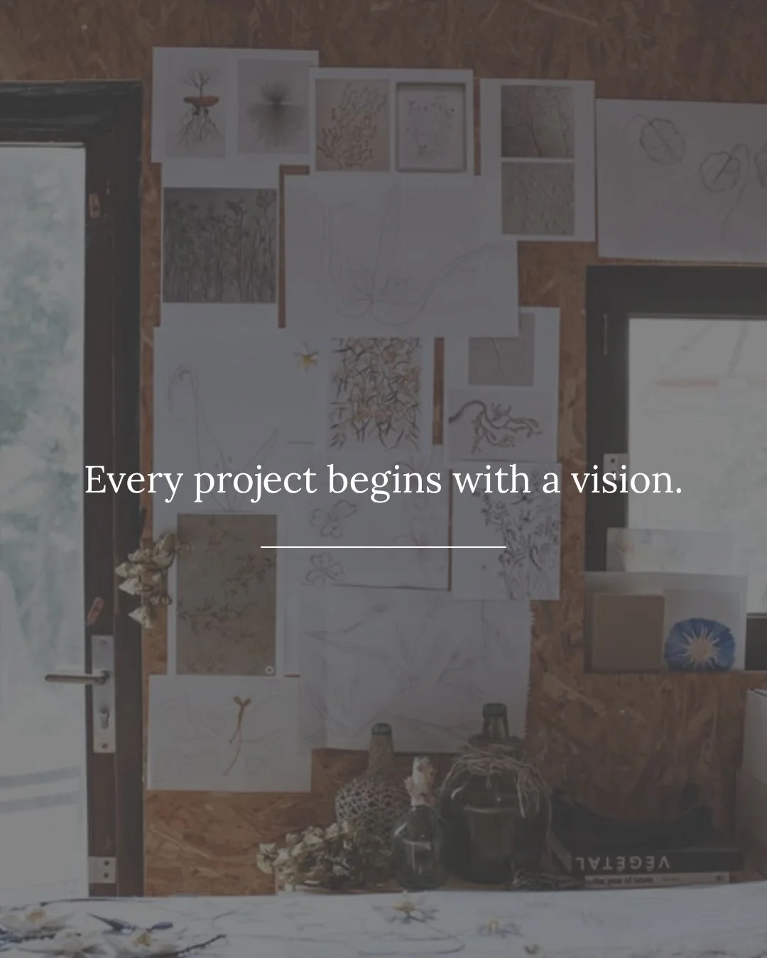 Every project deserves its own creative path.

Not every interior calls for the same creative solution.

Sometimes, an existing piece already captures the atmosphere a project is seeking.

Sometimes, a space calls for a commissioned artwork that brin
