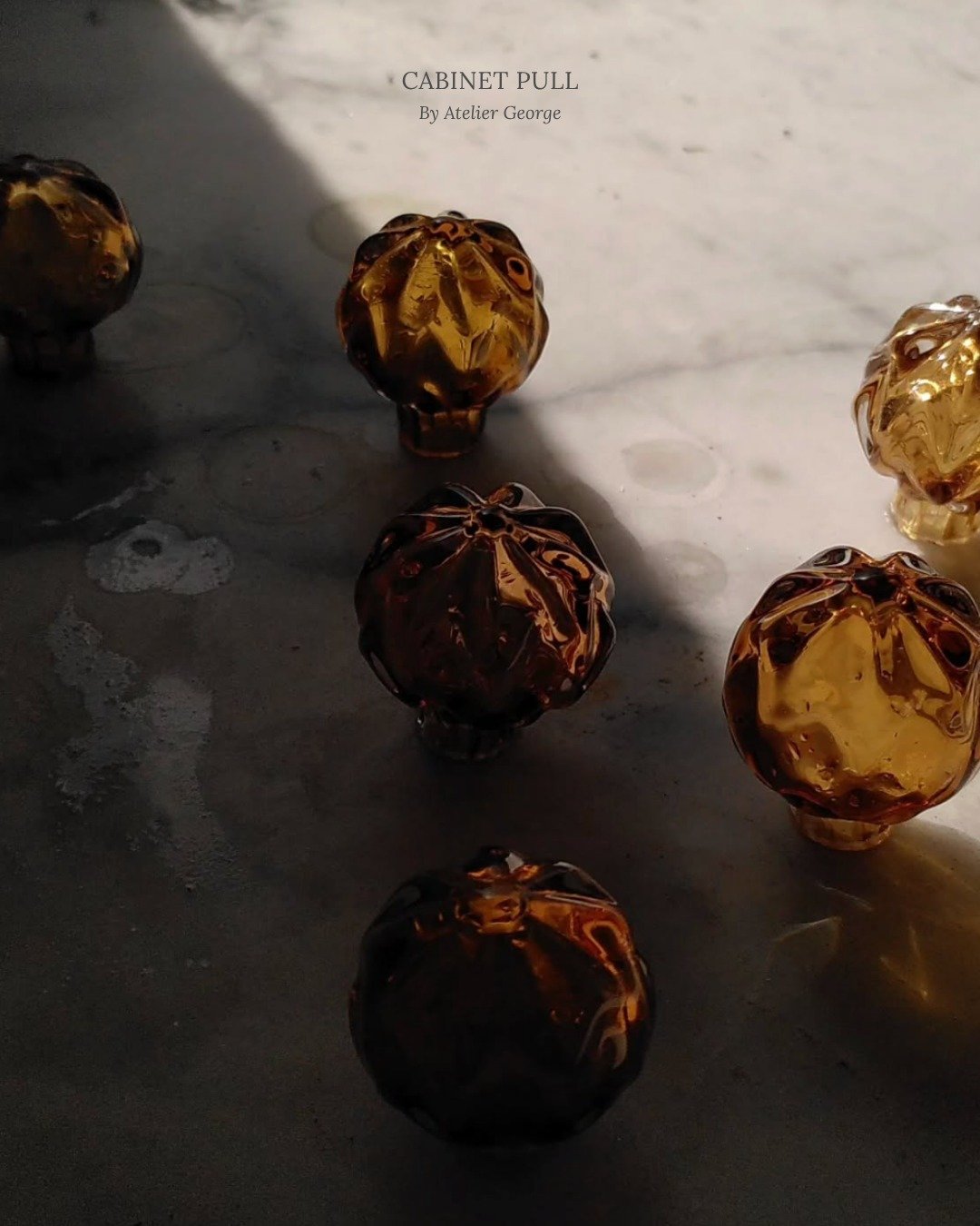 New to SWADOH: hand-blown glass cabinet pulls by Atelier George.

A small detail, given the attention of an object in its own right.

Hand-blown in Atelier George&rsquo;s studio in France, each cabinet pull reveals a different exploration of glass th