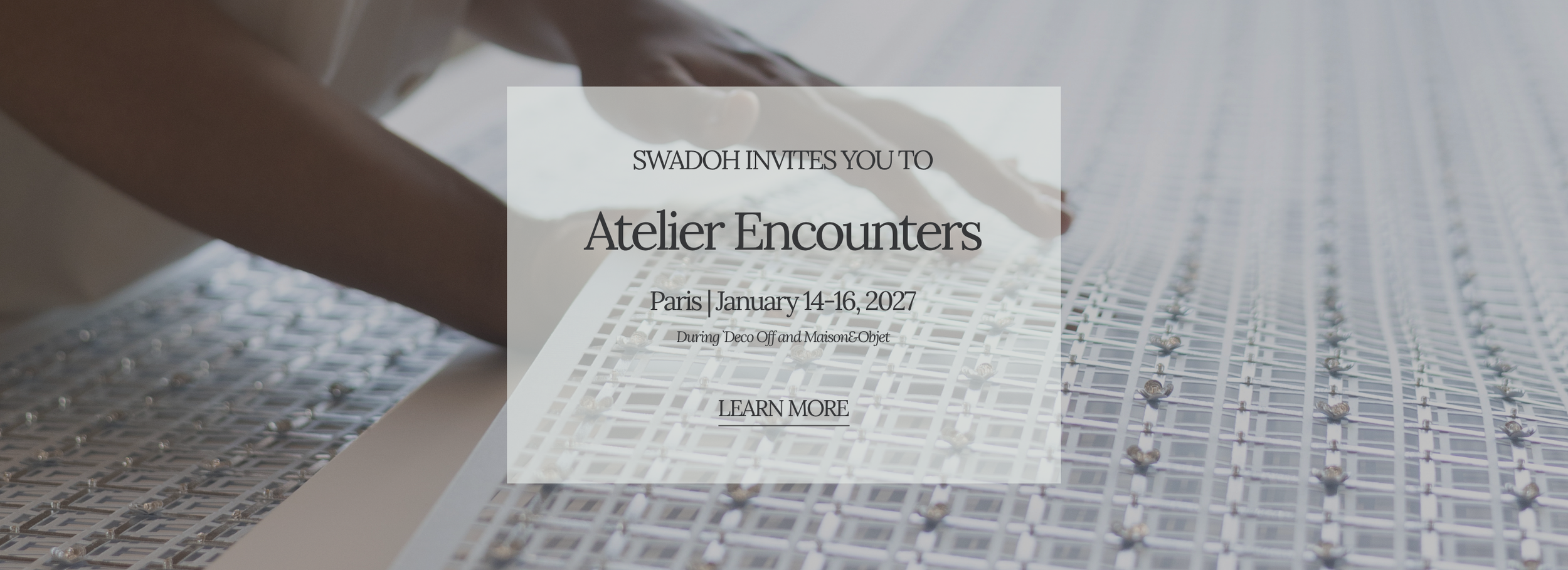 ATELIER ENCOUNTERS PARIS 2027