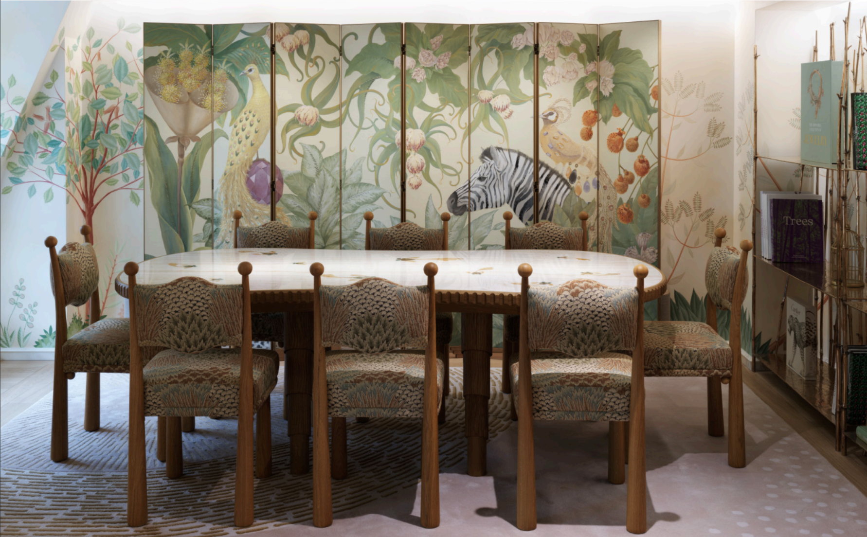 Hand-Embroidered Details - Cartier Boutique, Paris