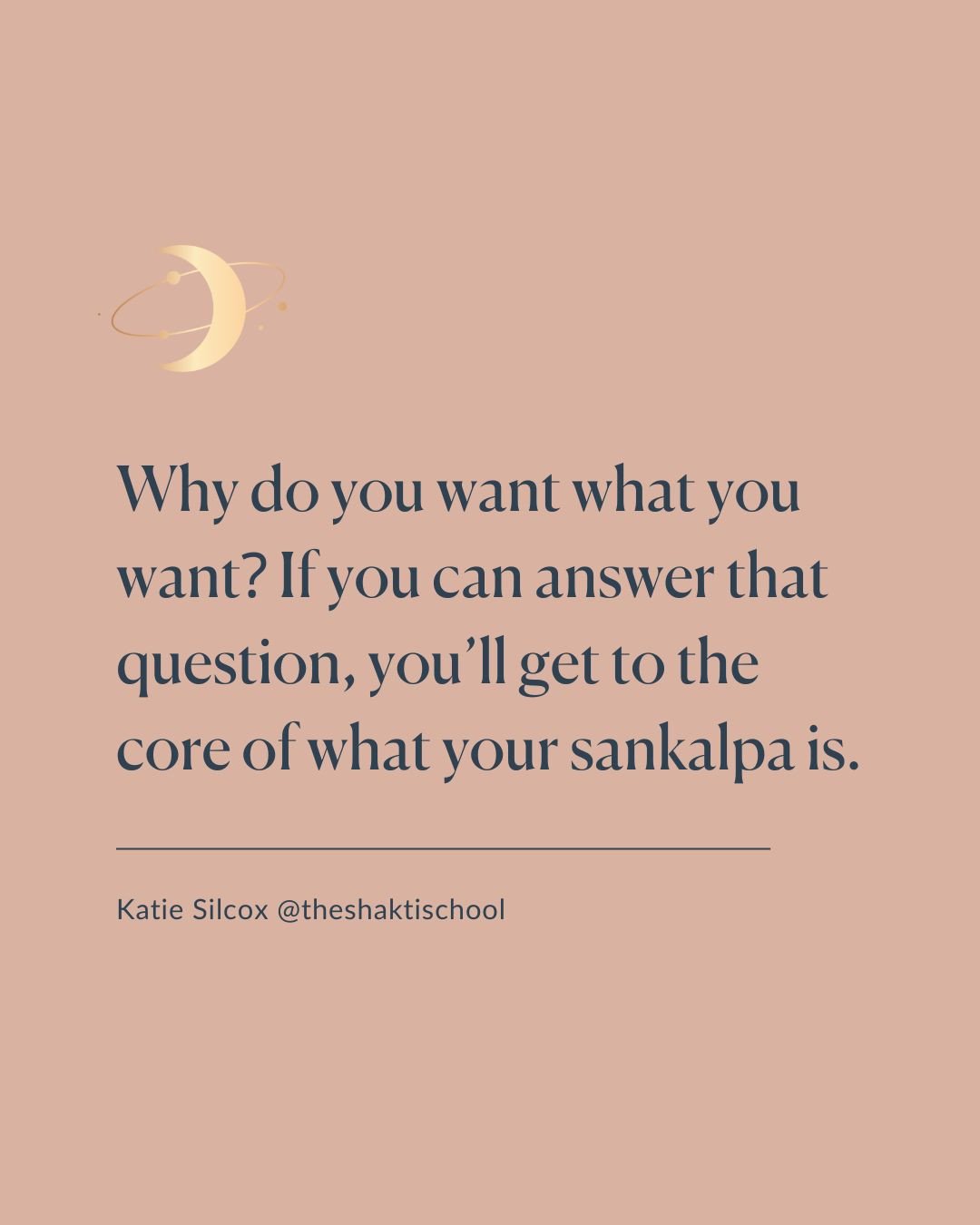 If you&rsquo;re feeling stuck or unsure about what you want to do with this one precious life, the most recent episode of Spirit Sessions podcast is for you! ⁠
⁠
In this solo cast, Katie explores the Ayurvedic concept of sankalpa, a heartfelt intenti