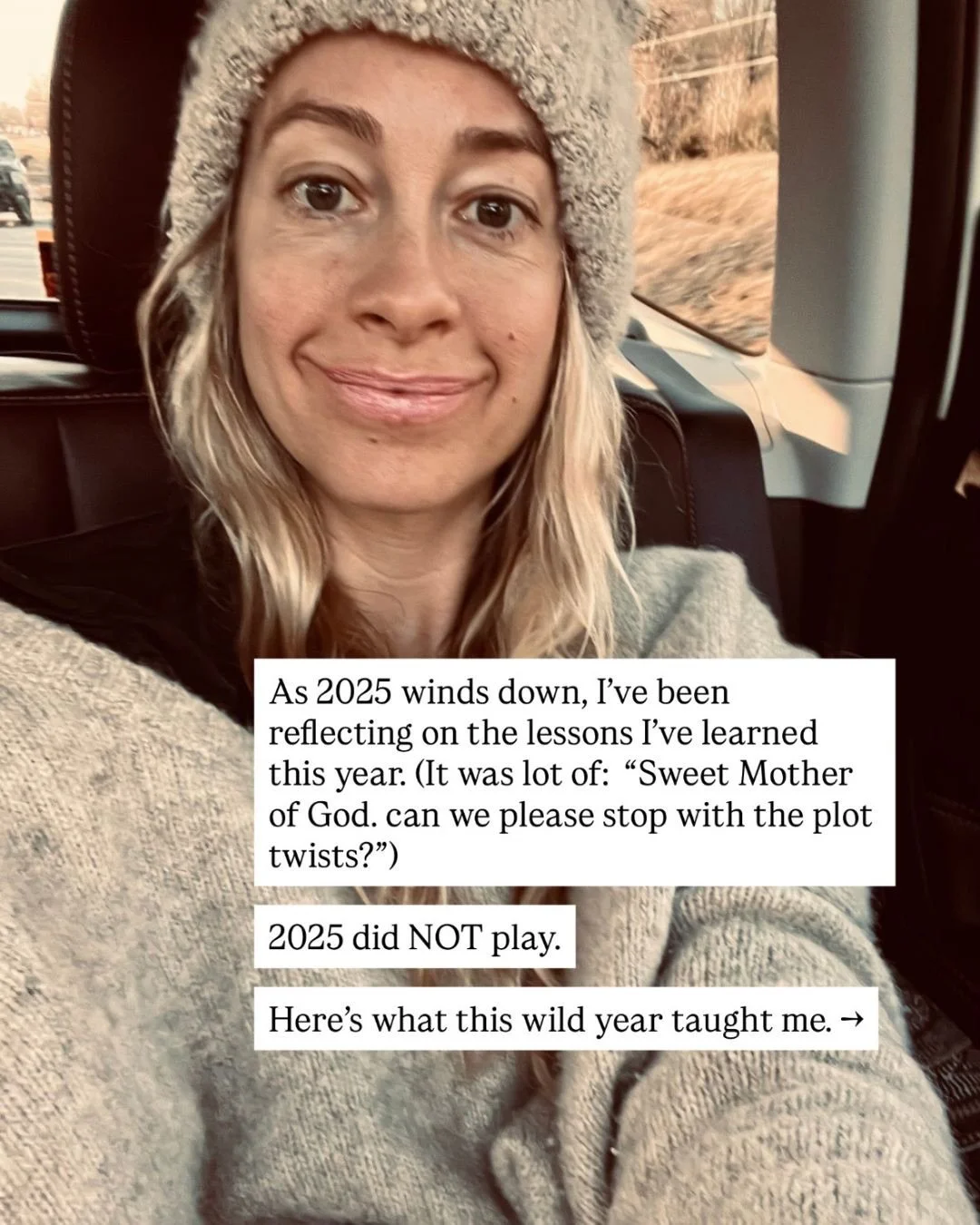 What were your biggest soul-lessons from 2025? 👇🏼⁠
⁠
Now is the time for reflection on the most deep, heart&ndash;truth lessons learned from 2025. It&rsquo;s also time for sacred seed planting for 2026. ⁠
⁠
This is the season of descent, when the i