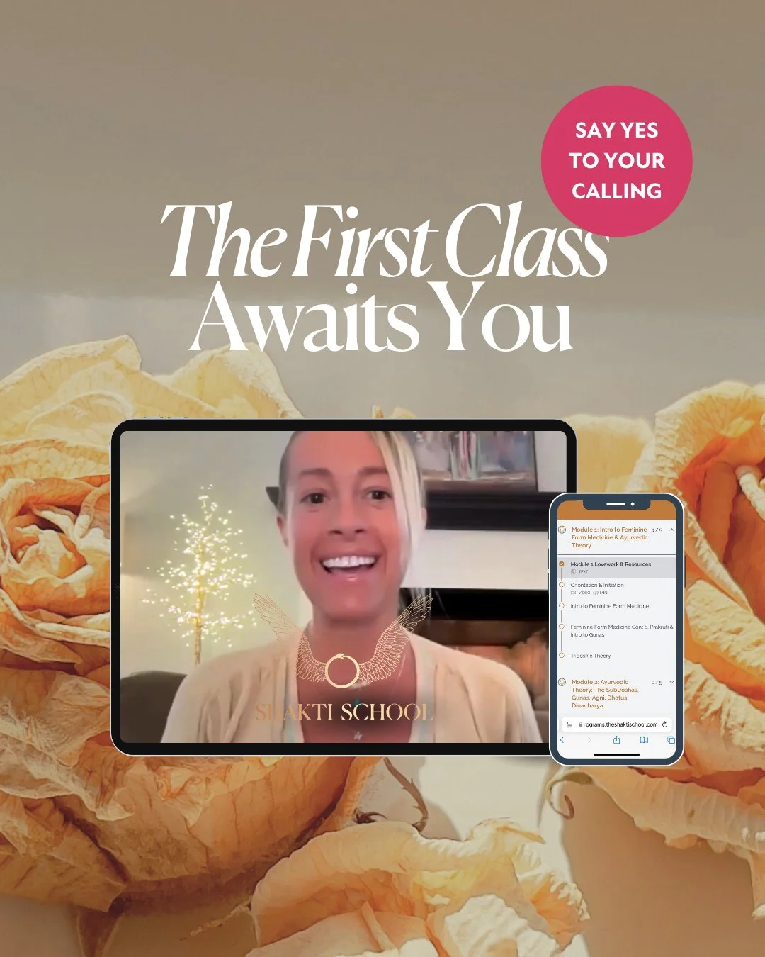 The 2026 Shakti School Ayurveda Wellness Coaching Program started yesterday and the energy was electric. ⁠
⁠
Imagine being a part of a group of women ALL OVER THE WORLD who have a common intention: to bring more peace, health, radiance and purpose in