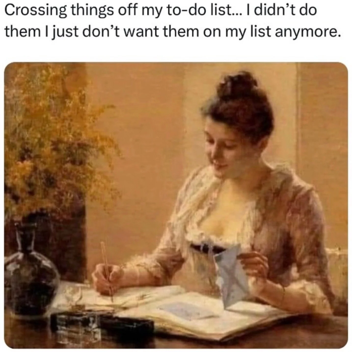 When your nervous system is on the brink so you just start slashing those lists. ❌📝🪶✨⁠
⁠
Women don&rsquo;t need better productivity hacks. We need more space. More breathing room. More softness. Less self-imposed pressure disguised as &ldquo;self-i