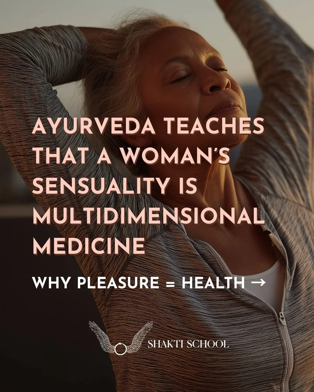 Ayurveda teaches that a woman&rsquo;s pleasure isn&rsquo;t indulgent. It&rsquo;s medicinal. When a woman is connected to her sensuality, her nervous system softens, her hormones regulate and her life force (ojas) nourishes not just her body, but her 