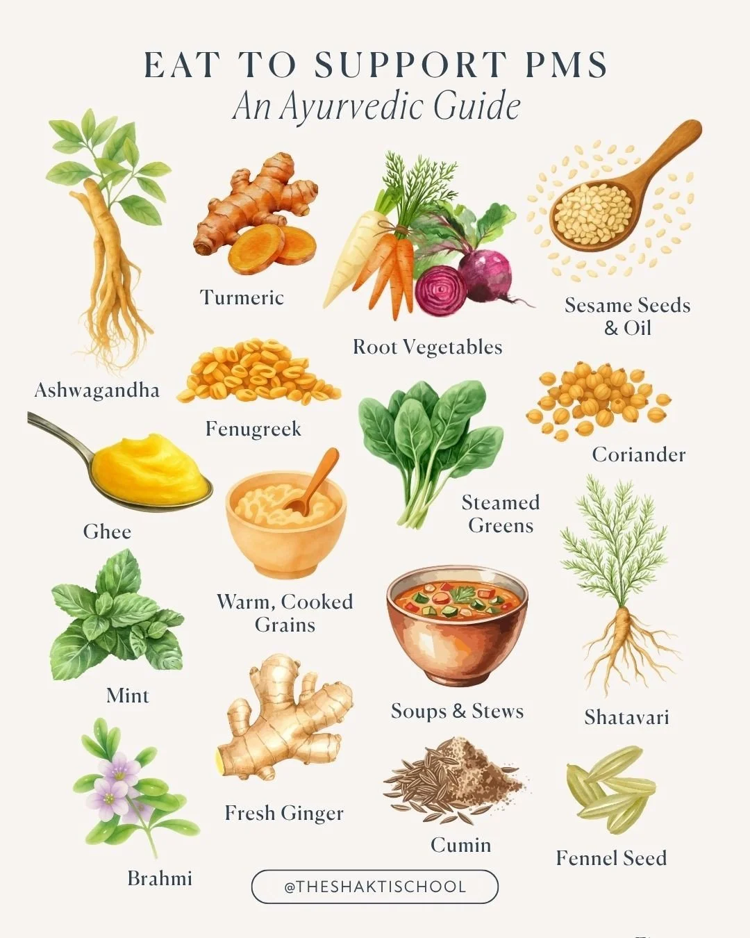 Ayurveda views premenstrual symptoms as the manifestation of a doshic imbalance. Menstrual symptoms can reflect imbalance in any of the doshas, but typically, the premenstrual period is linked to vata and pitta dosha&mdash;things can get too dry, too