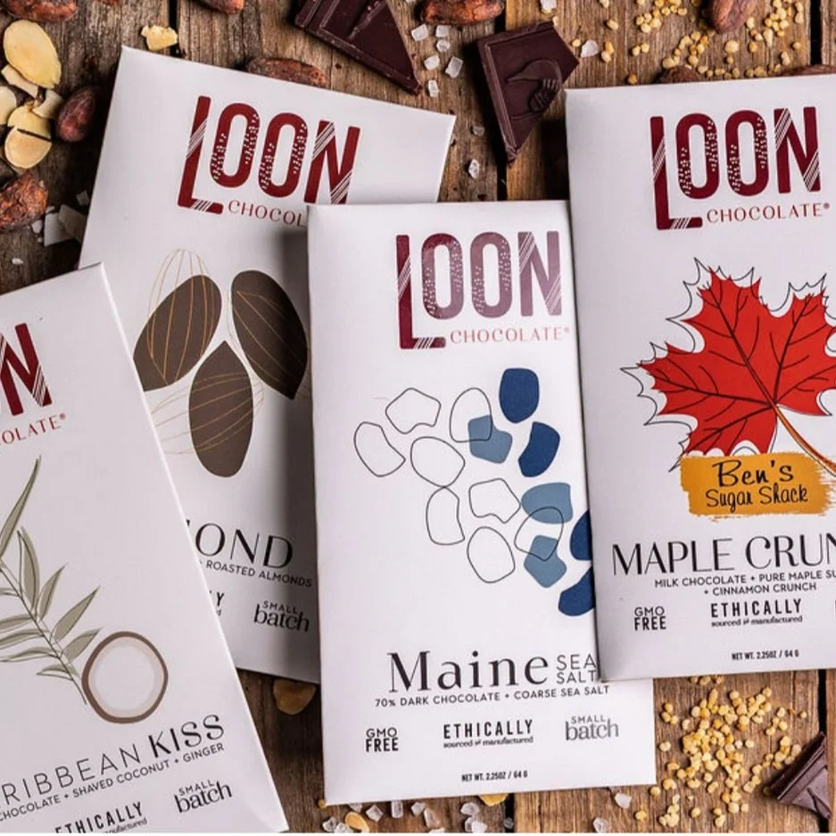 Loon Chocolate: Packaging & Illustration