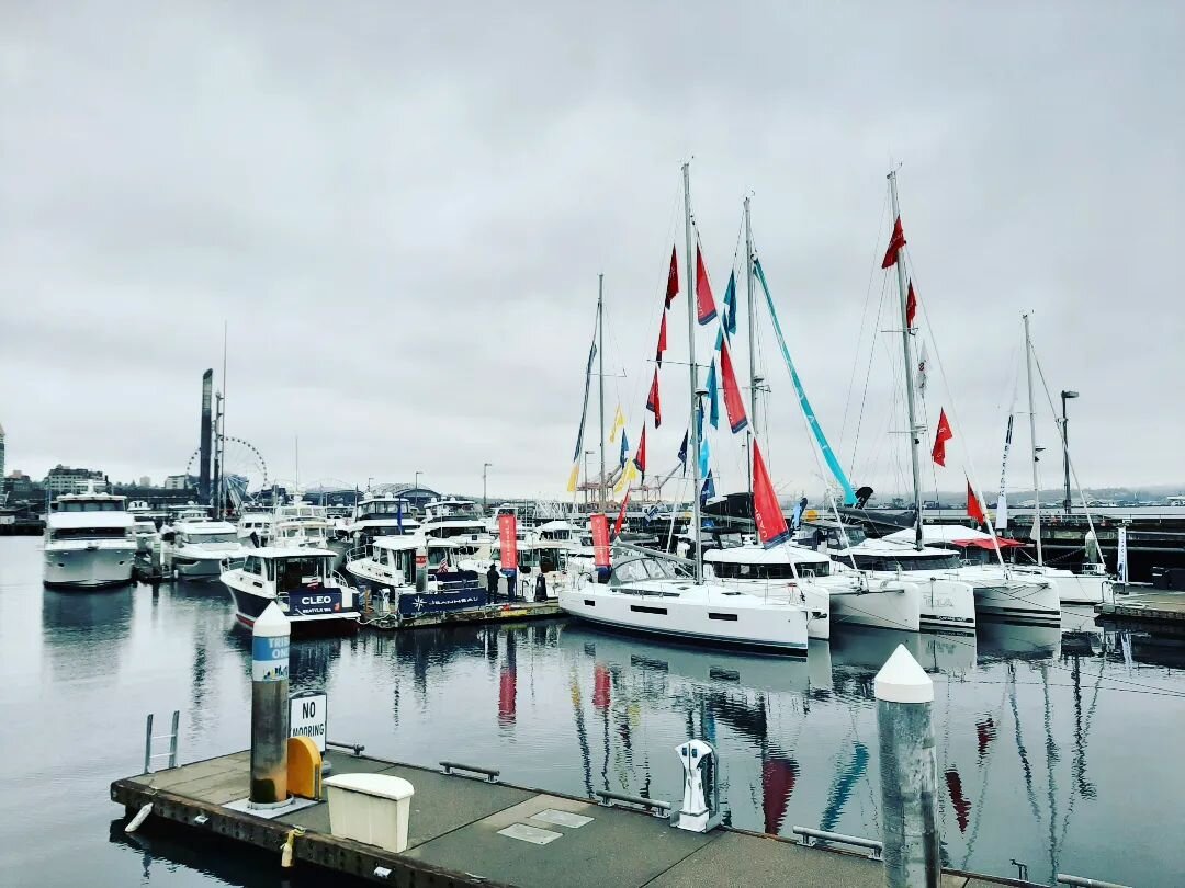 A ton of nice boats at the Seattle boat show this week!