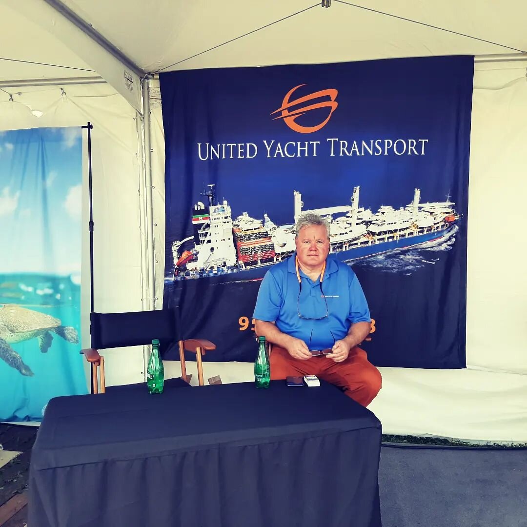 Come visit the yacht shipping booth, at the Palm Beach boat show!