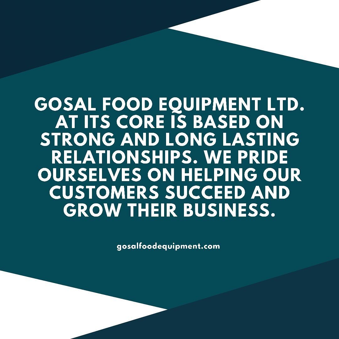 It&rsquo;s all about core values and commitment for us at Gosal Food Equipment Ltd. We strive to find solutions to help you succeed, no matter the how big or small the job is, it&rsquo;s what we do.