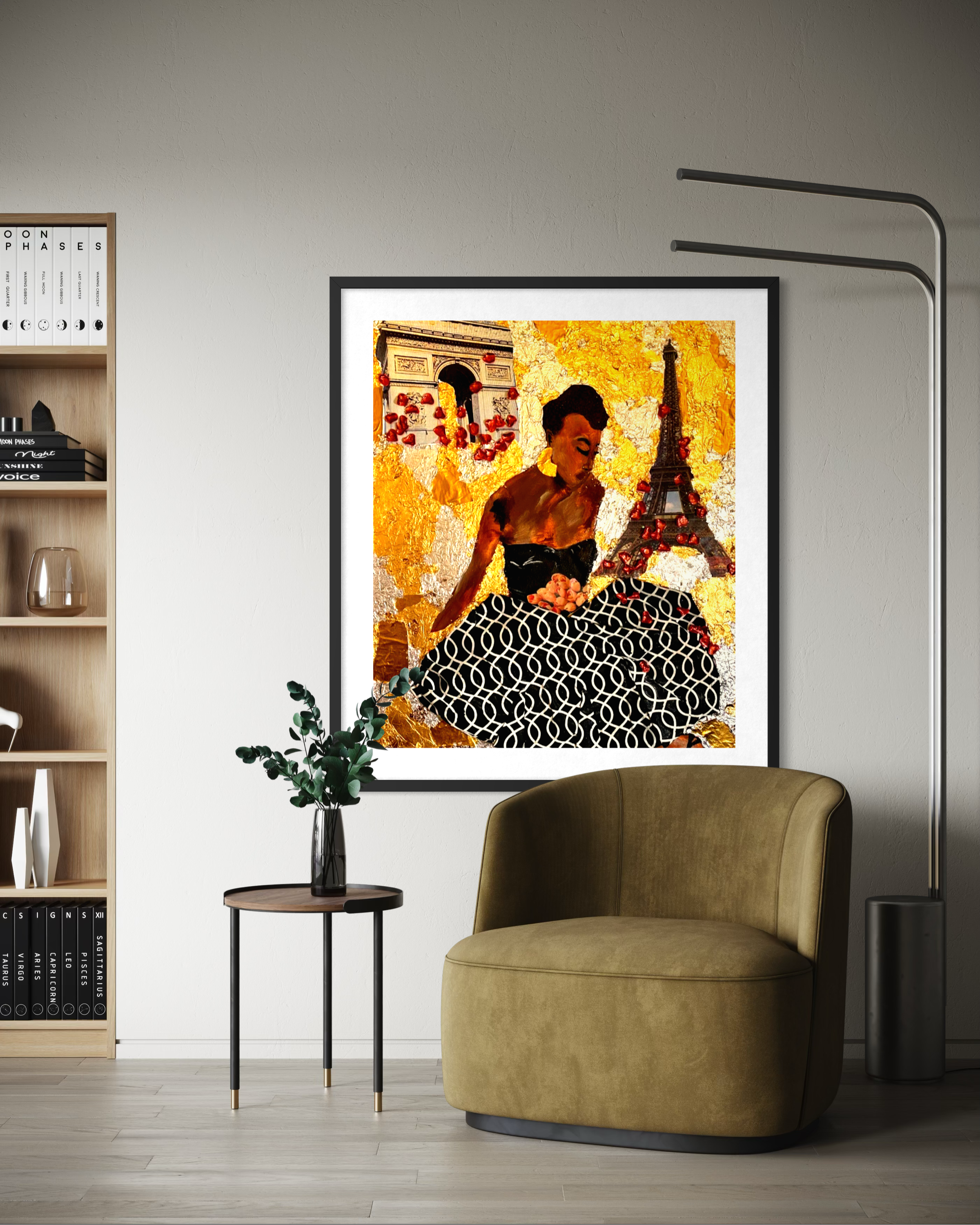 "Jolie dame avec les fleurs sur ses genoux" - {Pretty lady with the flowers in her lap} SOLD 8/23