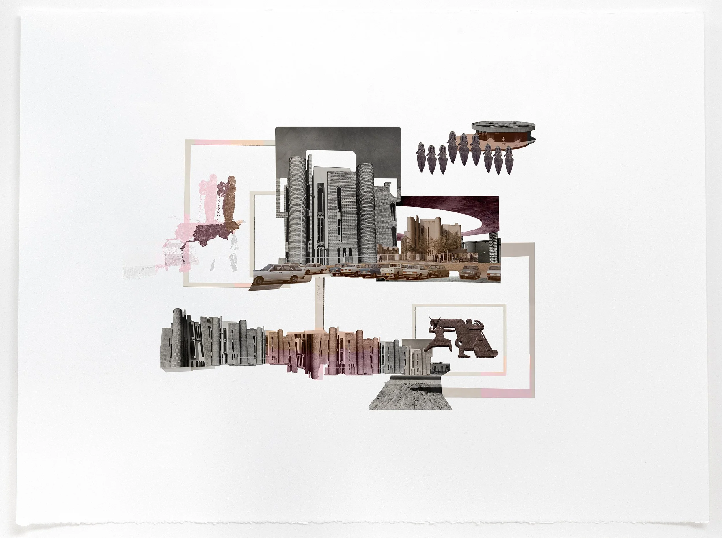 Tabula Rasa 2025
Mixed media collage
57 x 76 cm