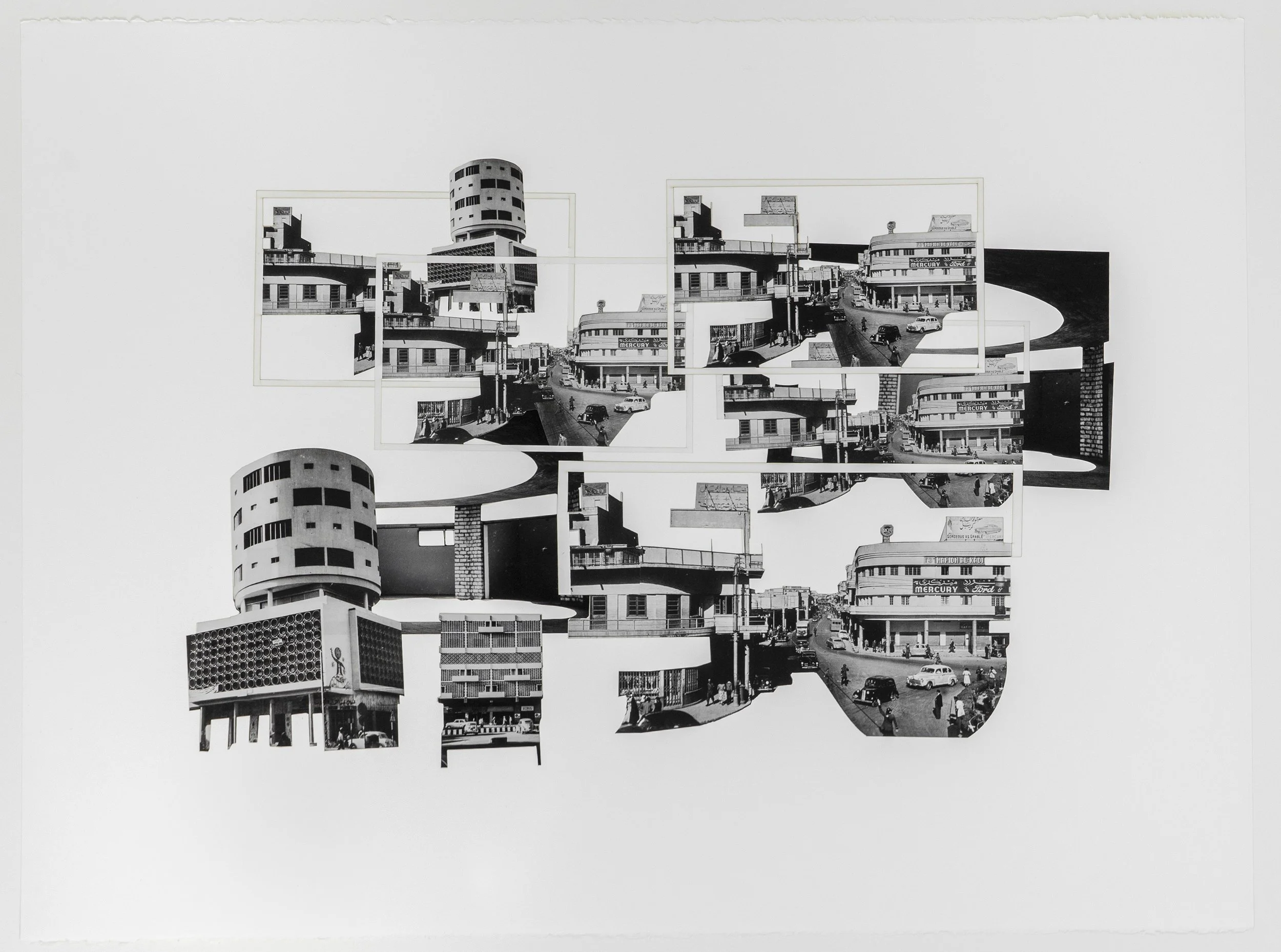 A Site of Potential Belonging, 2025
Mixed media collage
57 x 76 cm