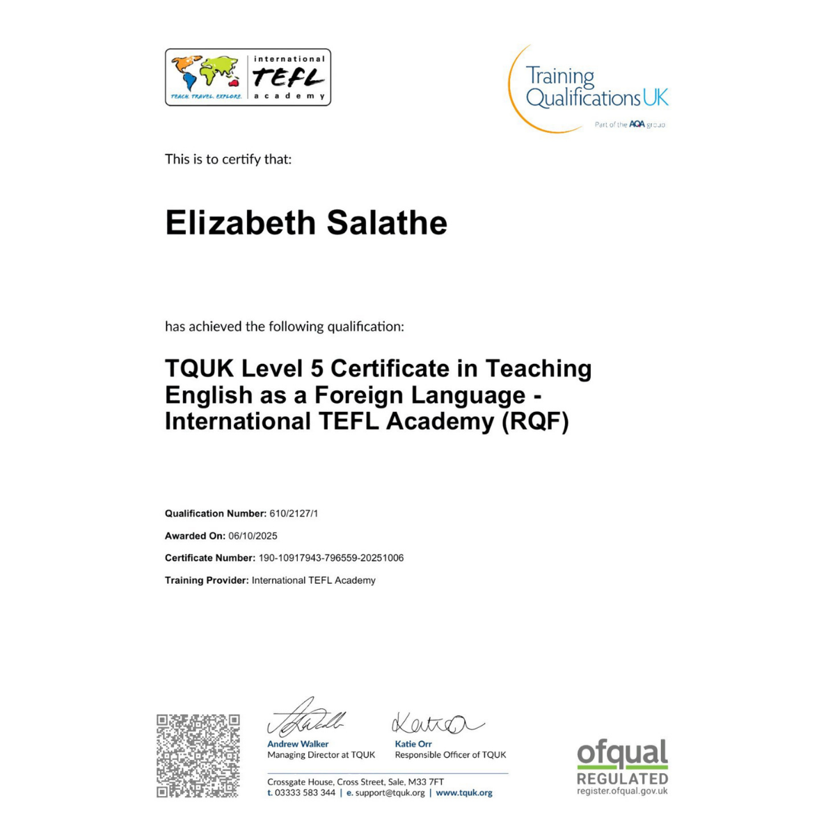 English Language Tutoring