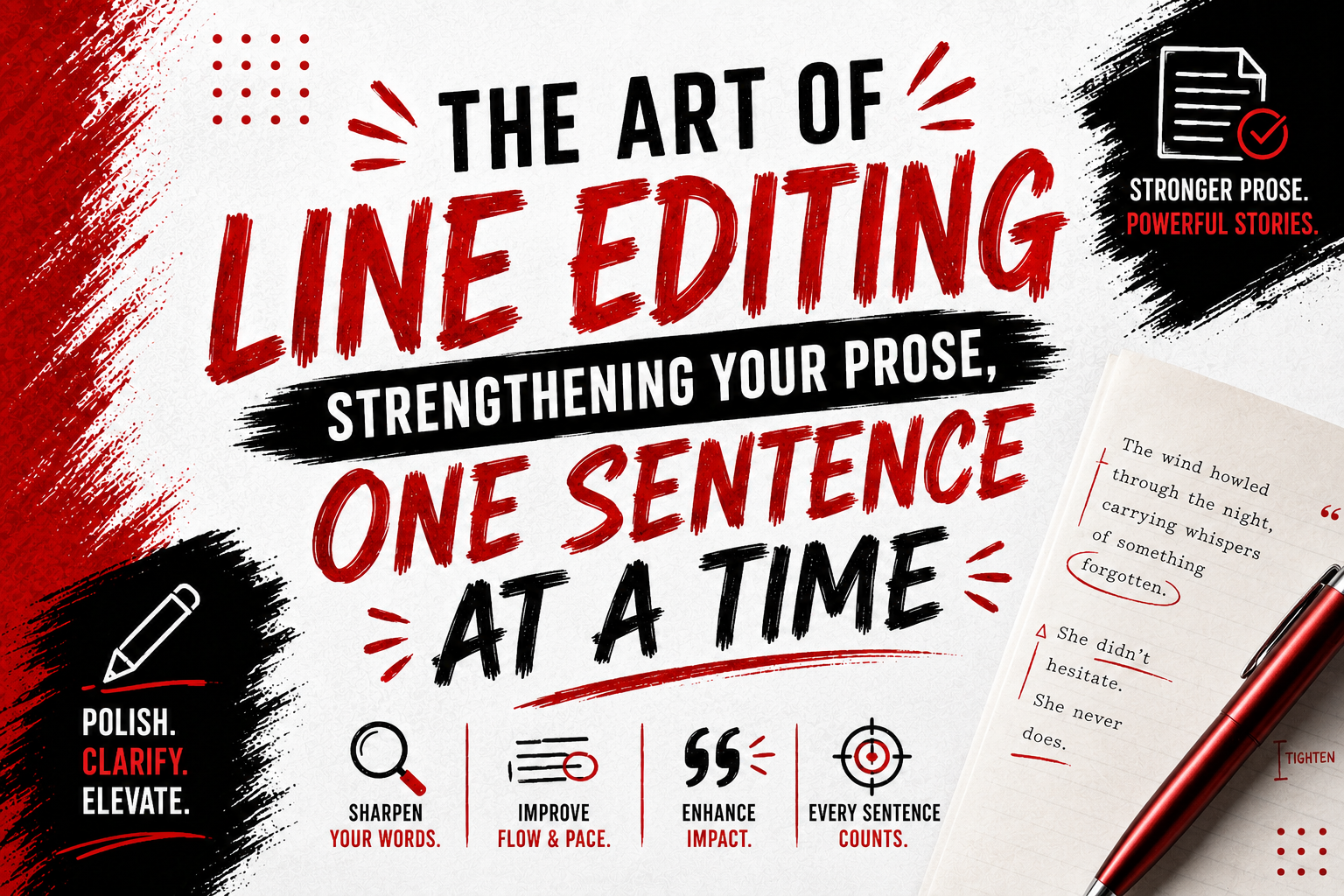 The Art of Line Editing: Strengthening Your Prose, One Sentence at a Time