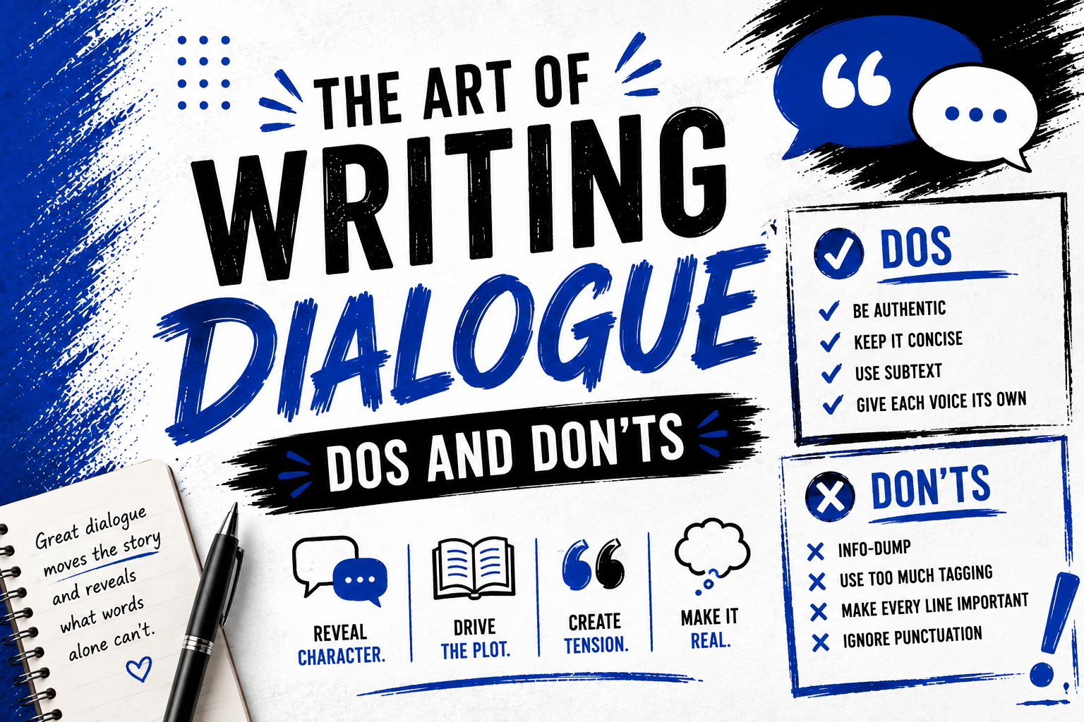 The Art of Writing Dialogue: Dos and Don’ts