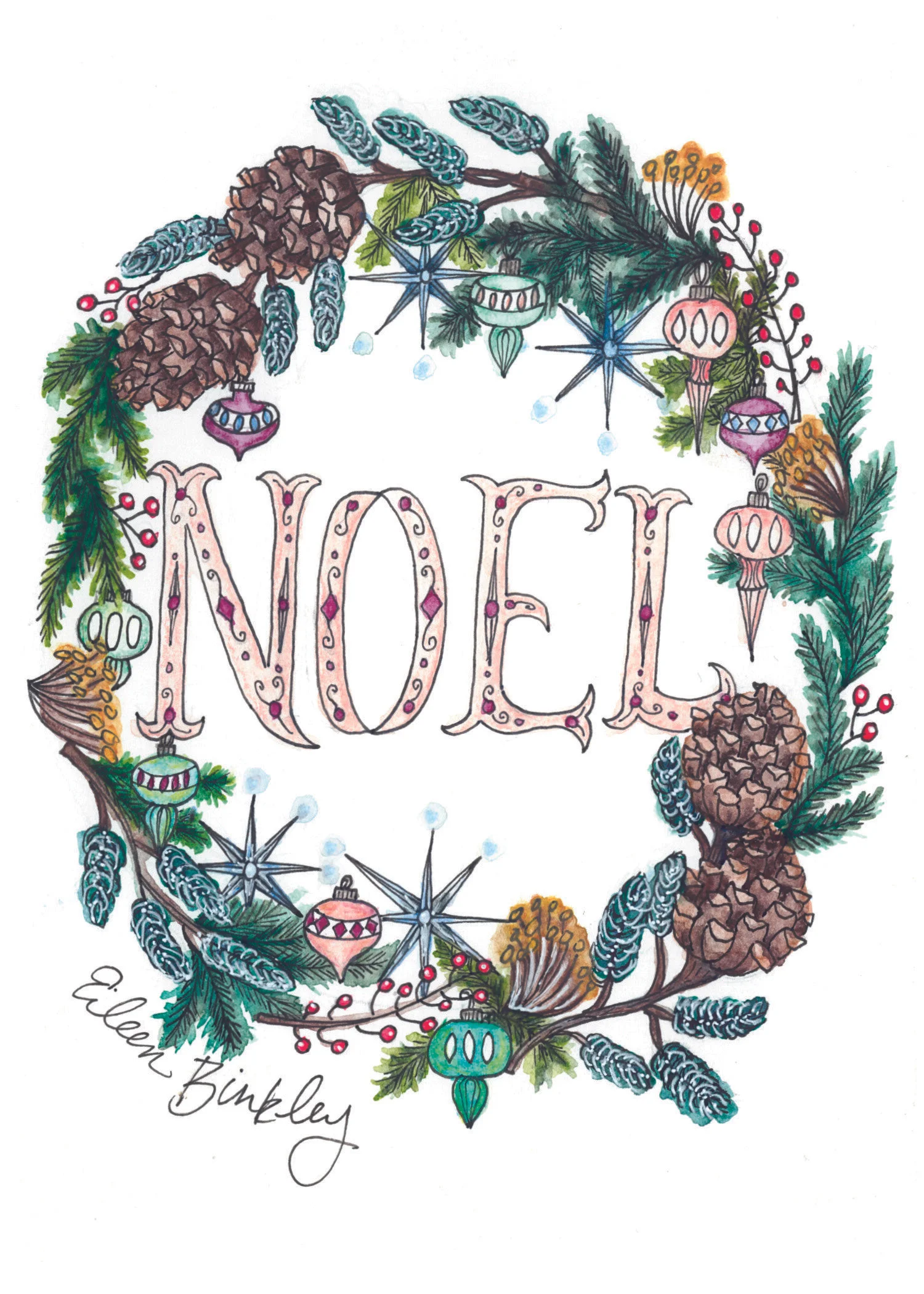 Vintage Christmas Noel Wreath.jpg