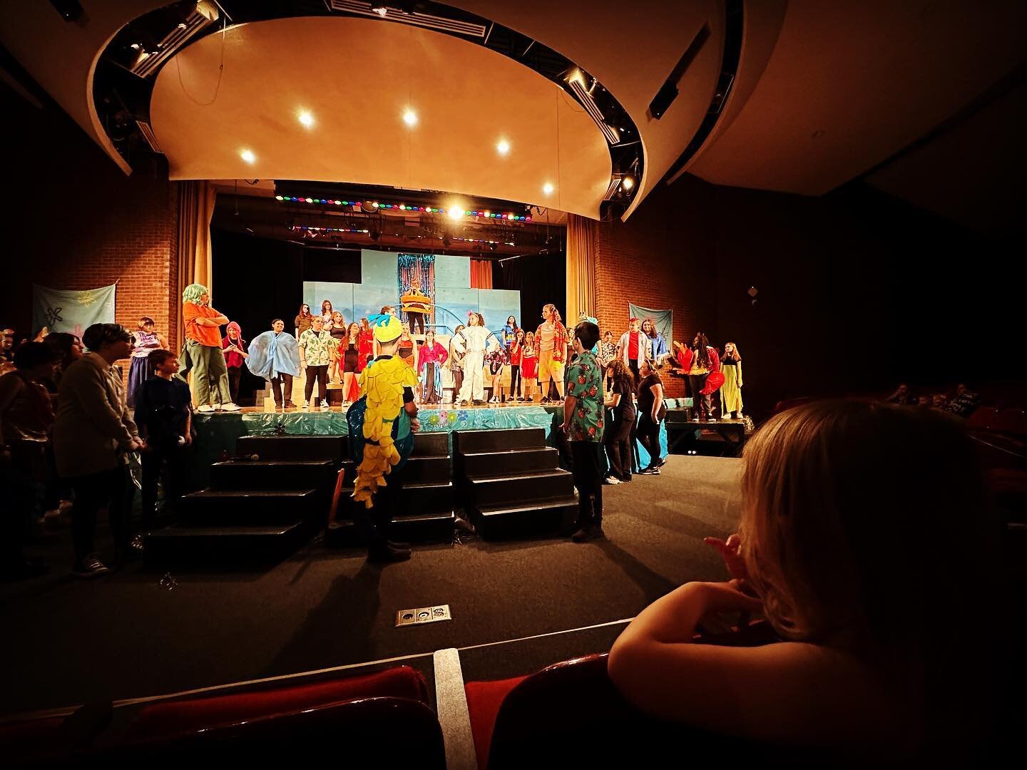 A giant congratulations to the cast and crew of &ldquo;Spongebob the Musical&rdquo;, who brought down the house at O&rsquo;Maley the past two weekends. This little fan was on the edge of her seat, in awe of the talent on stage and behind the scenes.
