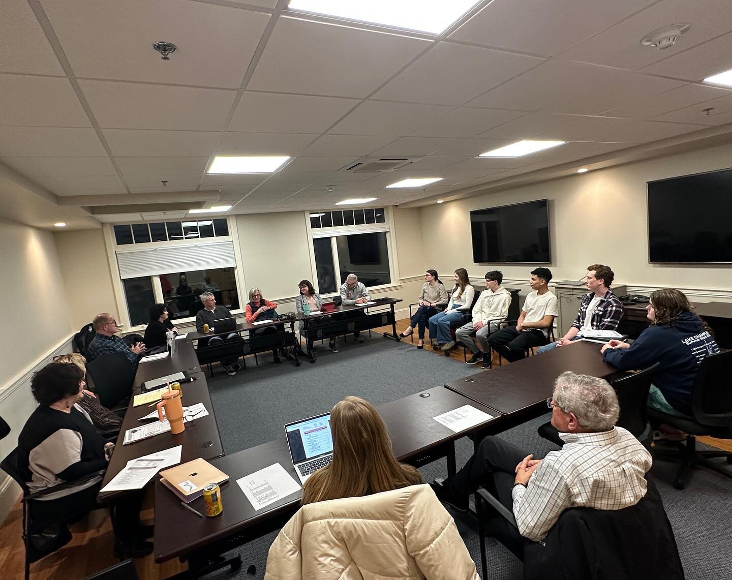 Last night the GEF Board of Directors met with our new Student Advisors for the first time to talk schools, opportunities, and desert islands. Always a treat to bring students and their perspectives to the table!