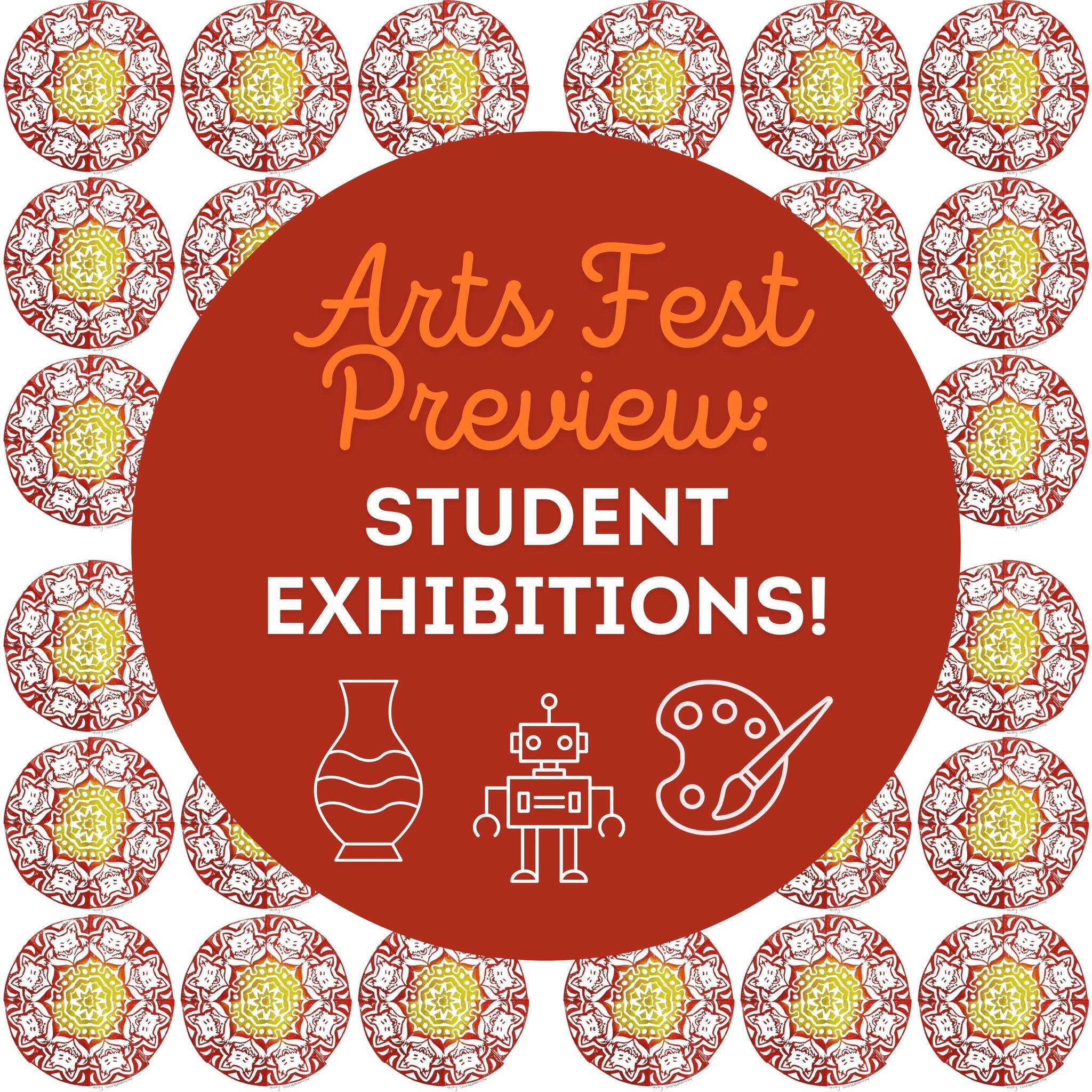 Today's highlight in our countdown to Saturday's Arts Fstival: the student work at the heart of this annual event.

Arts teachers, GHS students, and volunteers have been hanging work all day today, transforming City Hall into as explosion of color an