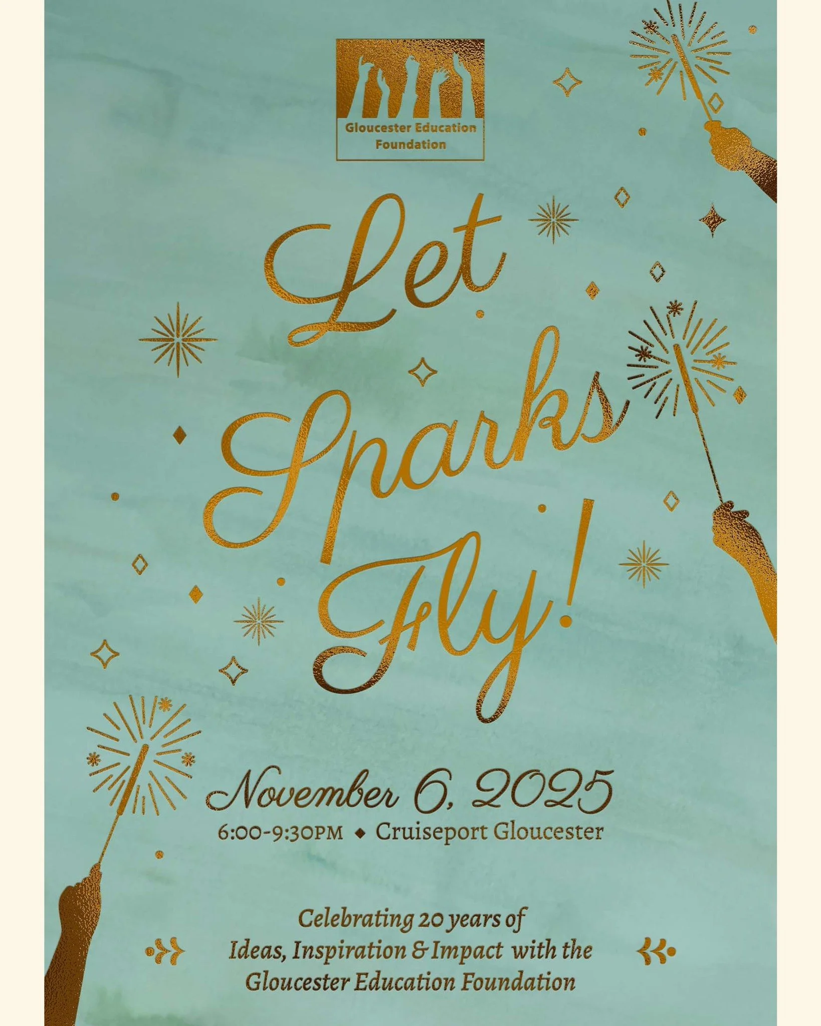 β¨ We're getting into a sparkly 20th anniversary mood at GEF! β¨
Make sure you reserve your seat (or table!) for our November 6th Gala before we sell out, and stay tuned for previews of our auction items, lightbulb party game (you're going to love it)