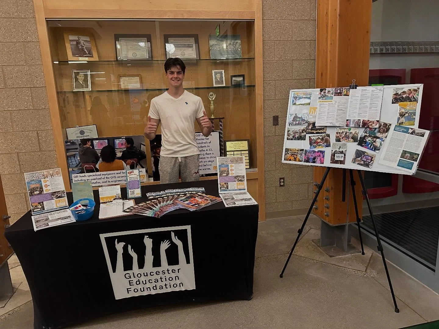Thank you West Parish for hosting GEF at your Meet-the-Teacher Night tonight! We love chatting with staff and families, meeting new PTO leaders, and having GEF student advisors like Clay help with events like these. Bonus: getting to 👀 the incredibl