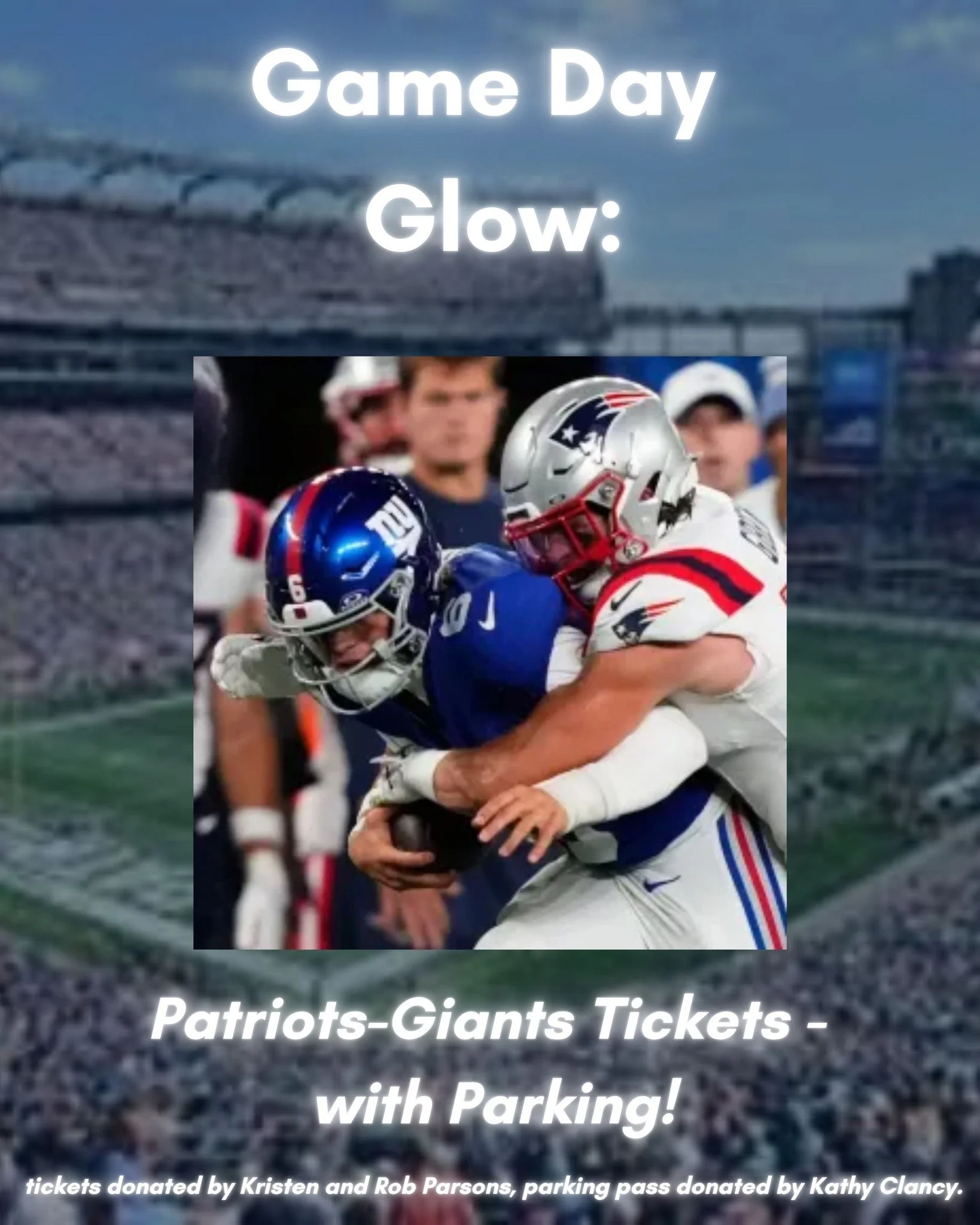 It&rsquo;s game day for the red-hot Pats! 🏈 🔥 Get in on the action with amazing GEF online auction items for every sports fan, from Patriots&ndash;Giants tickets (with parking!) to a signed Red Sox baseball, a women&rsquo;s college hockey experienc