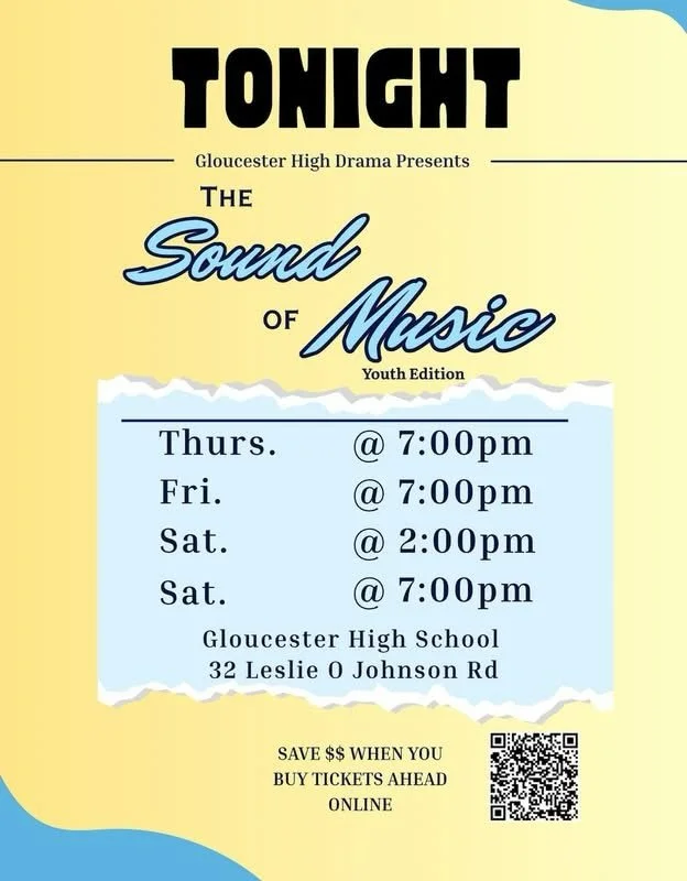 The GHS production of The Sound of Music is a delight. Opening night last night was terrific and these hard-working, talented kids got a well-deserved standing O from the lively crowd - plus a little sing along action during the curtain call! Don&rsq