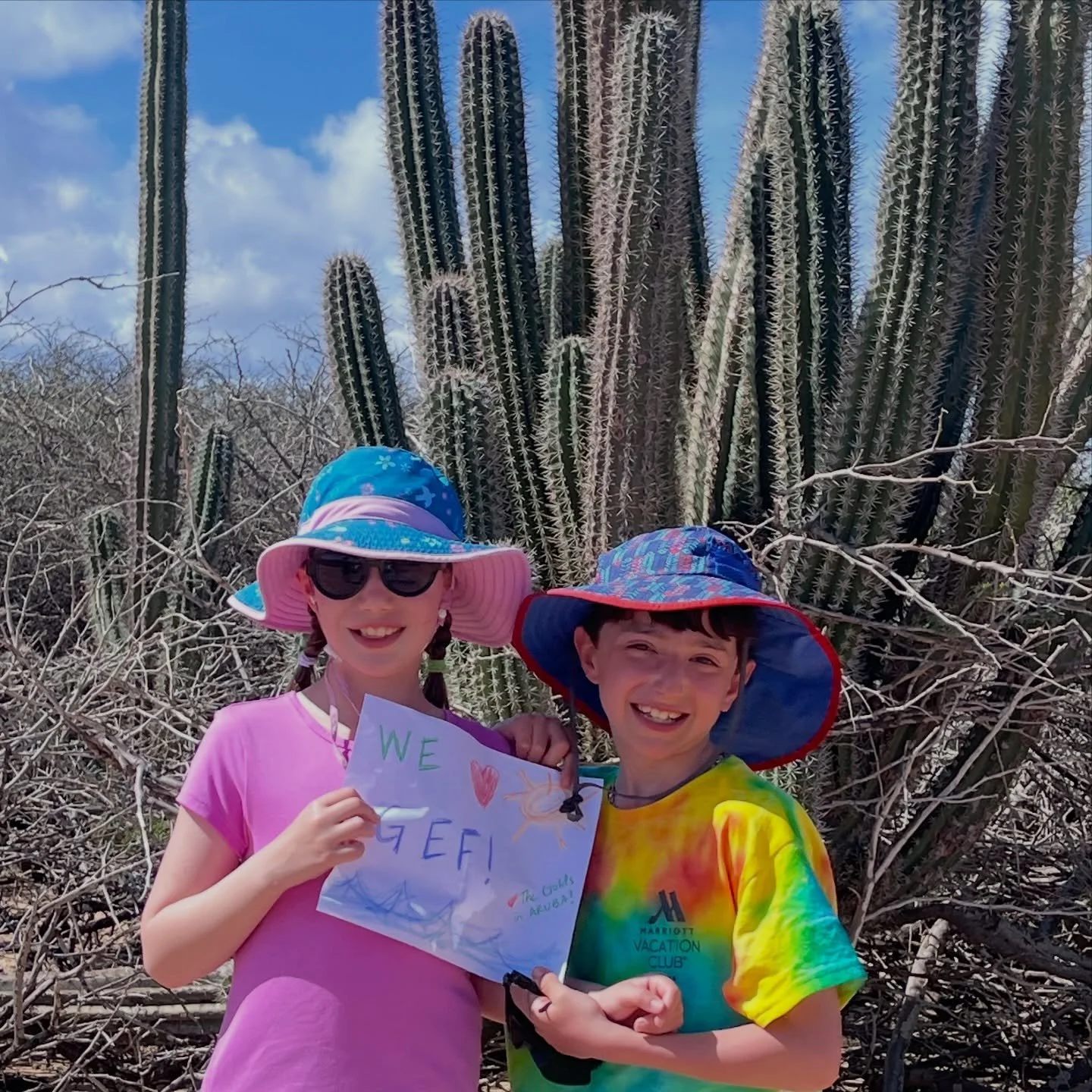 Happy back to school, everyone! Hope April Break gave you the mix of rest and adventure that you needed.

Beeman&rsquo;s Flora and Henry Gold sent us this pic from their trip to Aruba - their parents had the winning bid on the spring break auction pa
