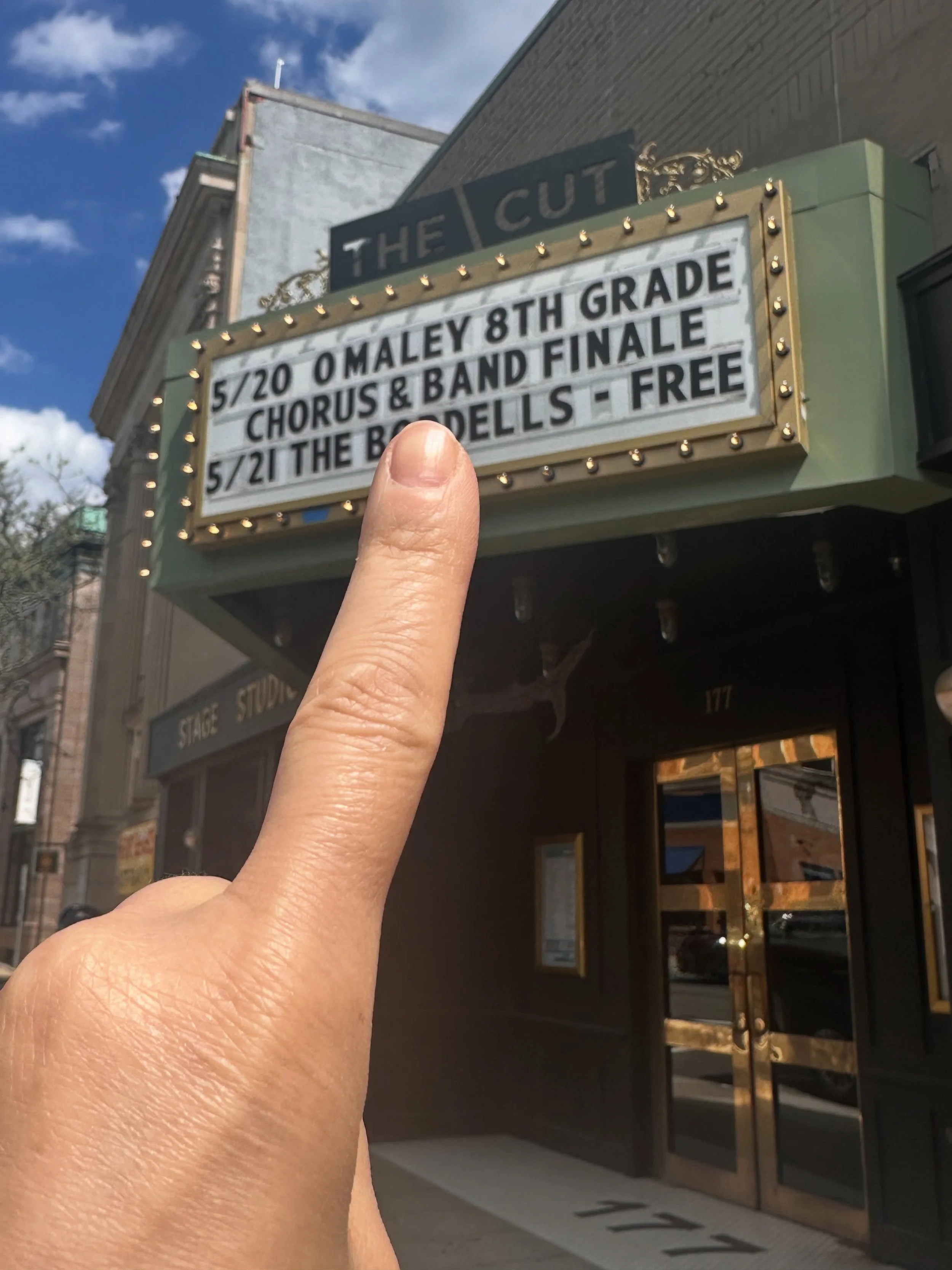 Love seeing O&rsquo;Maley up on the marquee at @thecutlive, but love seeing them up on stage even more!!! See you there tonight.