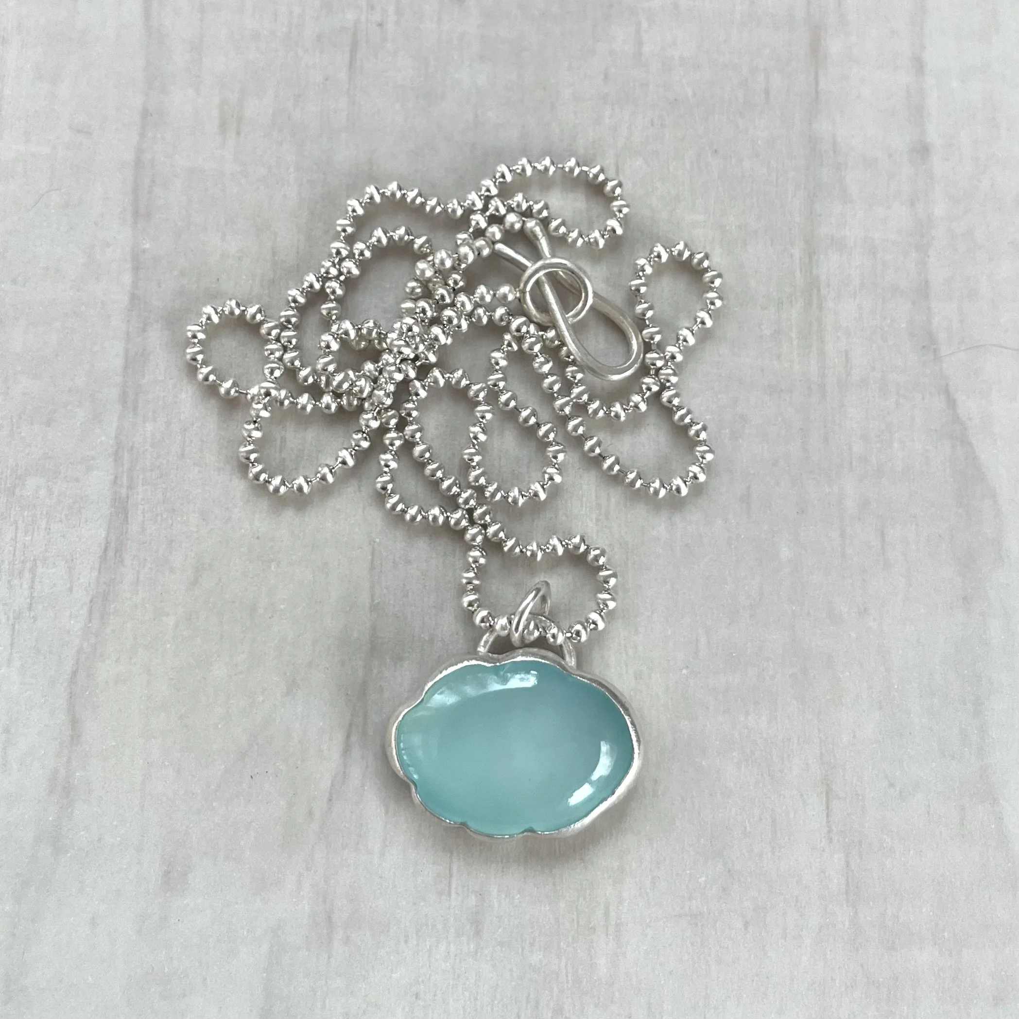 Auquamarine Cloud Necklace