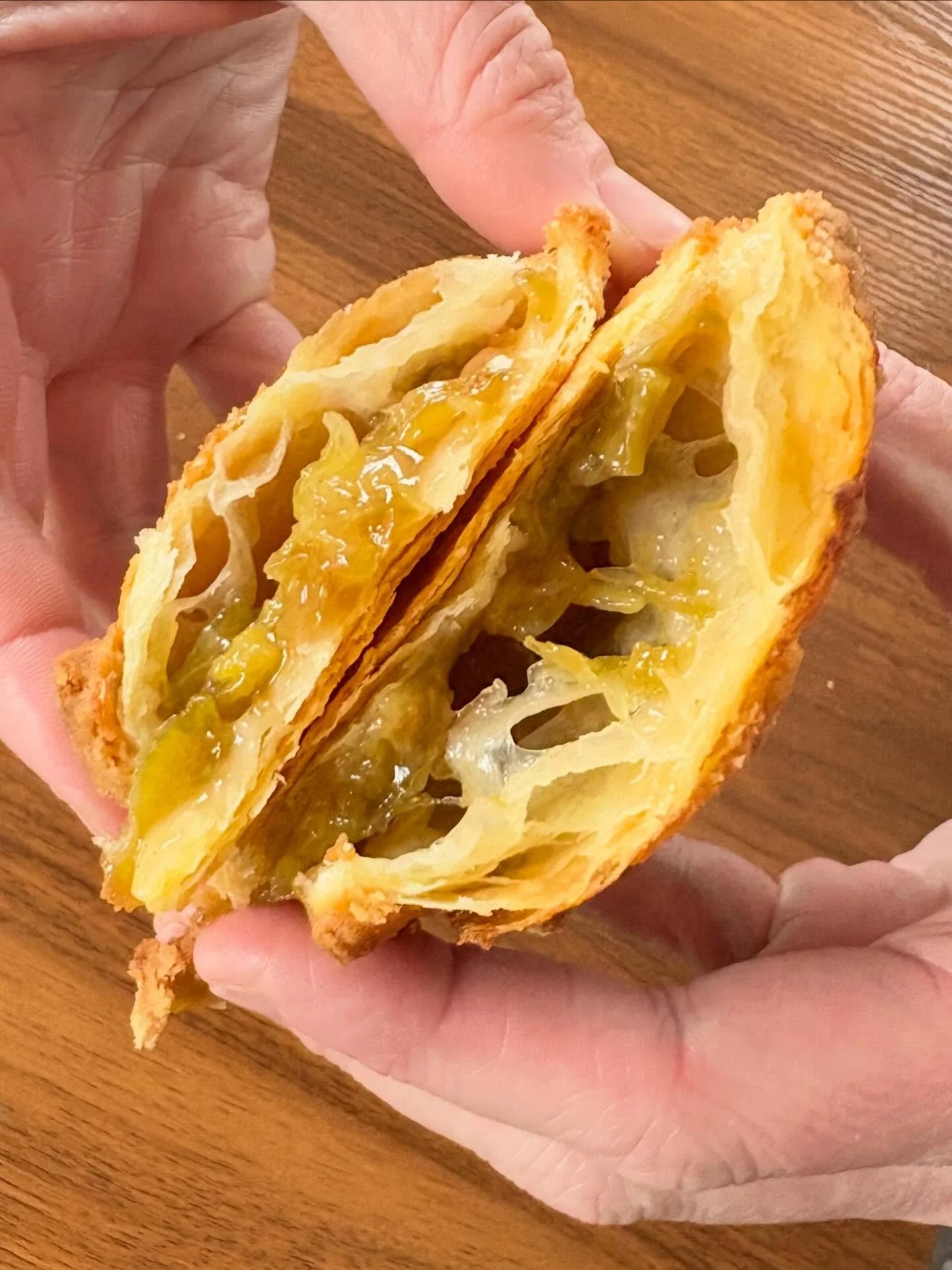 Spring has been such a tease! You deserve a treat. Broke into the summer rhubarb stash for this week&rsquo;s hand pies. Go see our friends at @daisychaincoffee and @littleleafluncheonette to get your hands on one of these sweet-tart lil babies this w