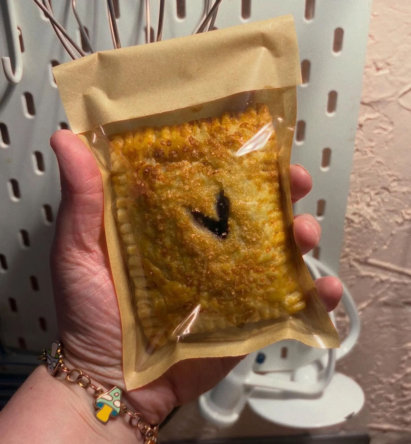 Dropped a hand pie on the ground today (not this one obvi) so I ate it. Shut up I don&rsquo;t wanna hear it 👹😇A lil forced quality control never hurt, and if I may say so, I still got it! Getting all prepped for market season&hellip; lots of good n