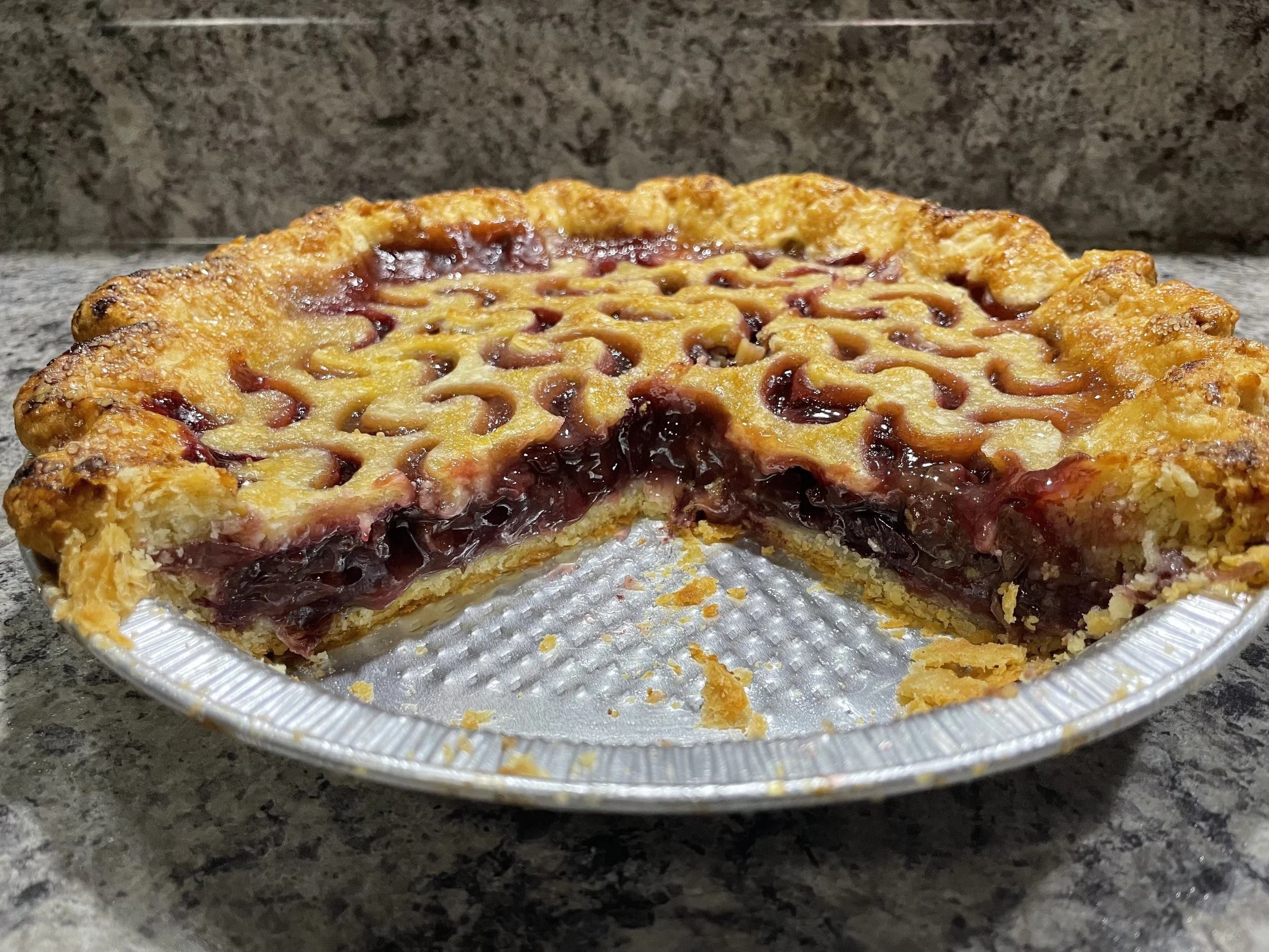 Concord Grape Pie i.e. the Queen of Pies