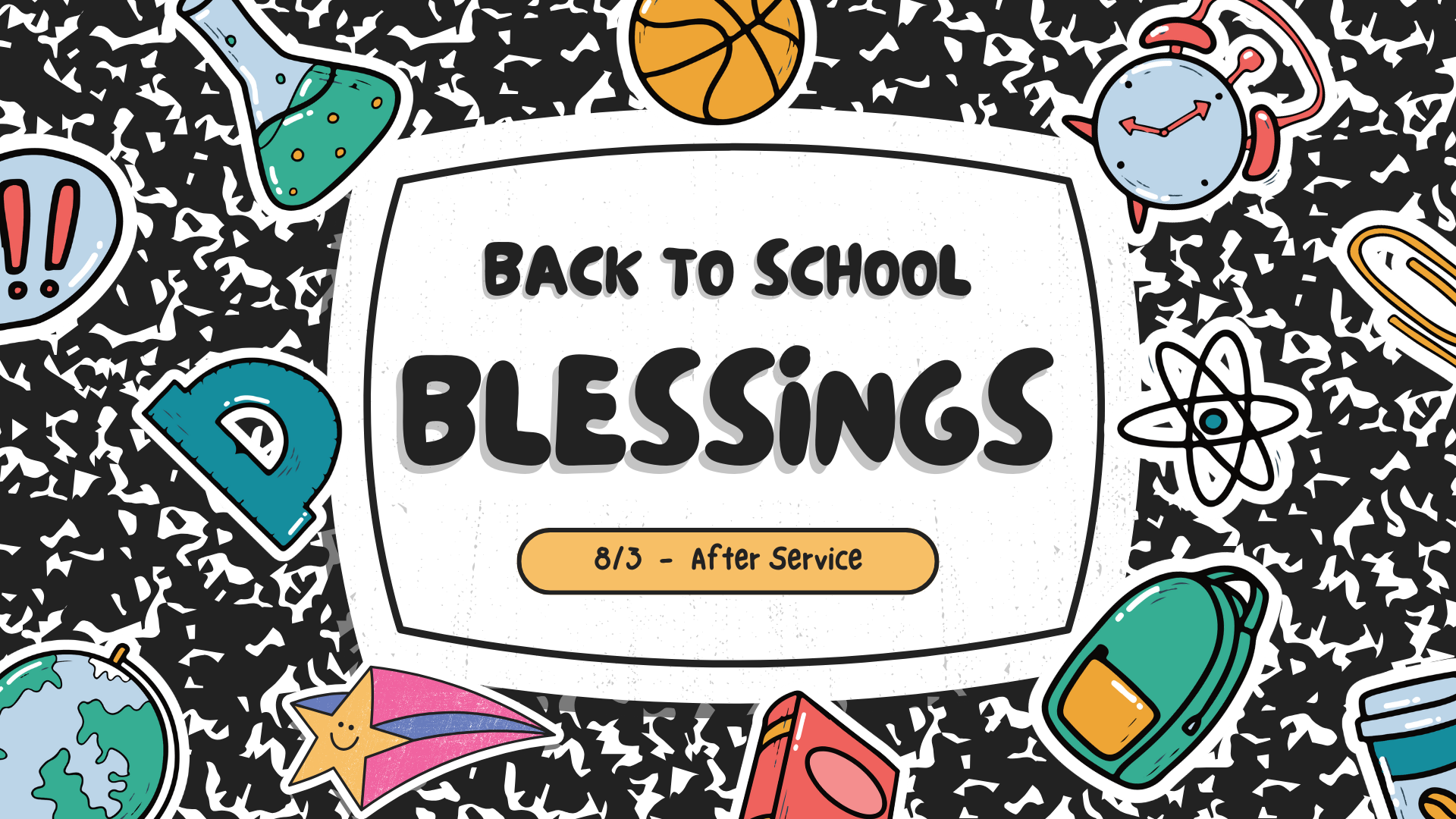 Back to School Blessings (Prayer Initiative)