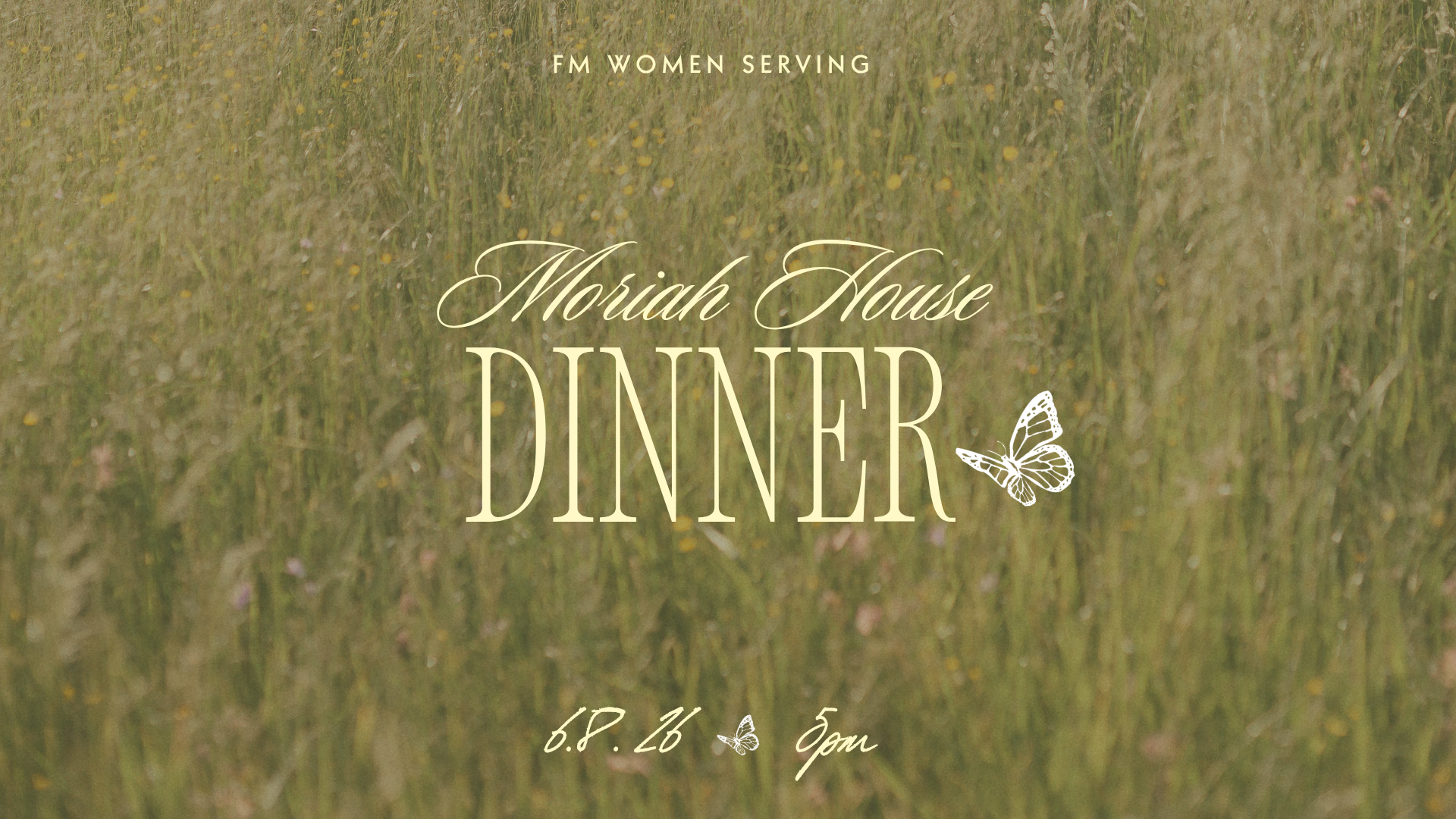 Moriah House Dinner