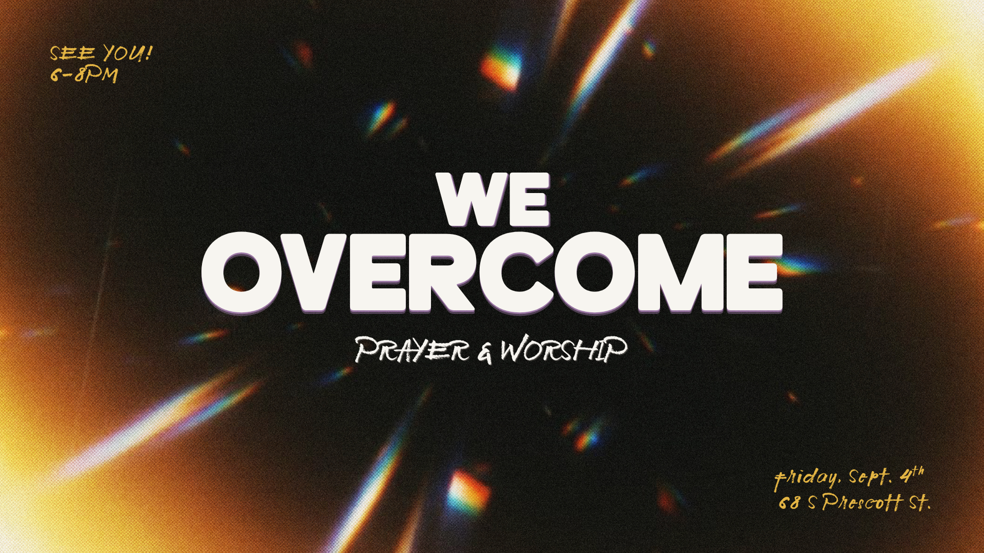 We Overcome Worship Night