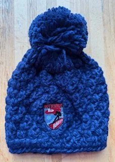 Navy Pom Hat