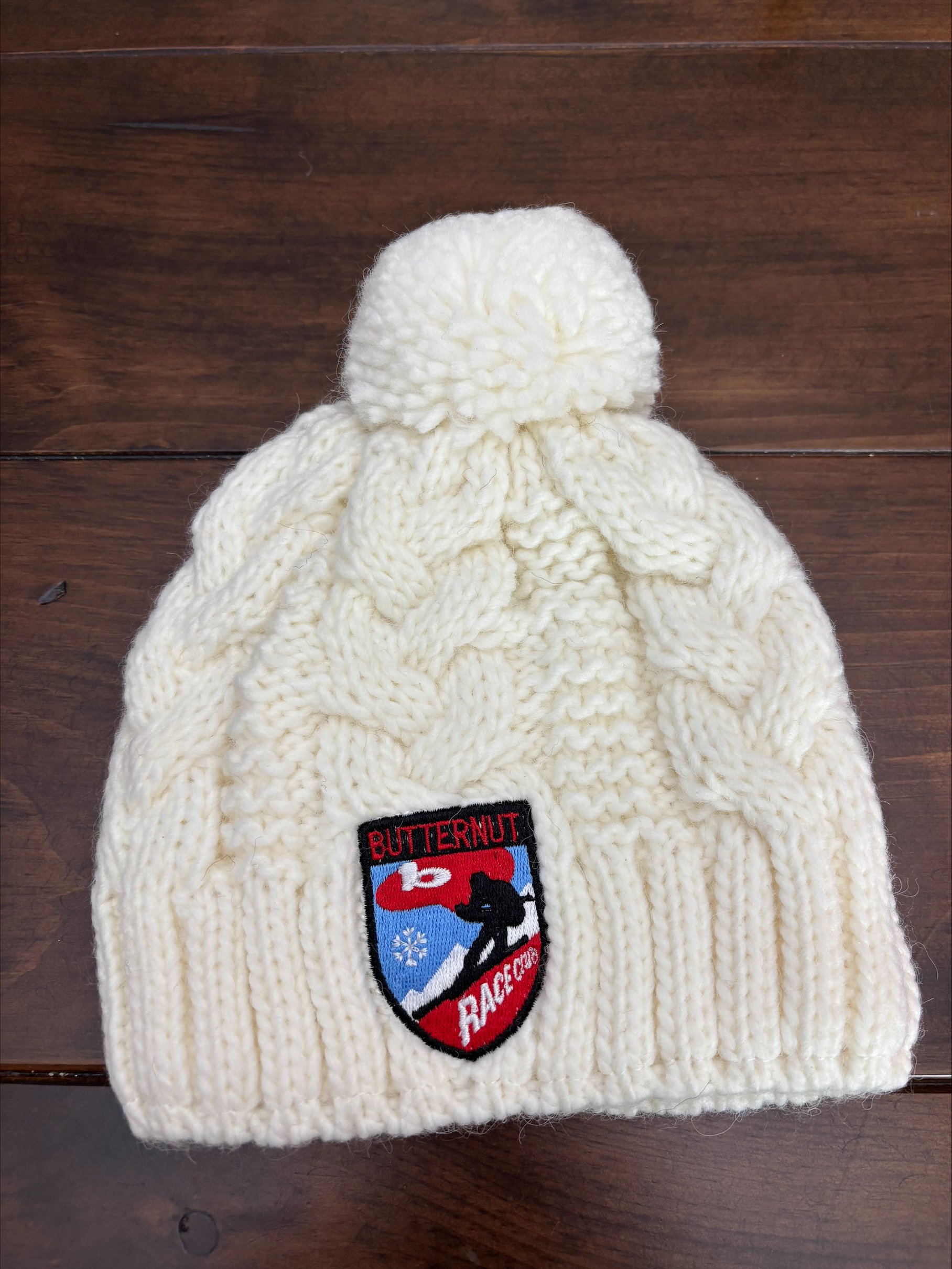 Cream Single Pom - Kids