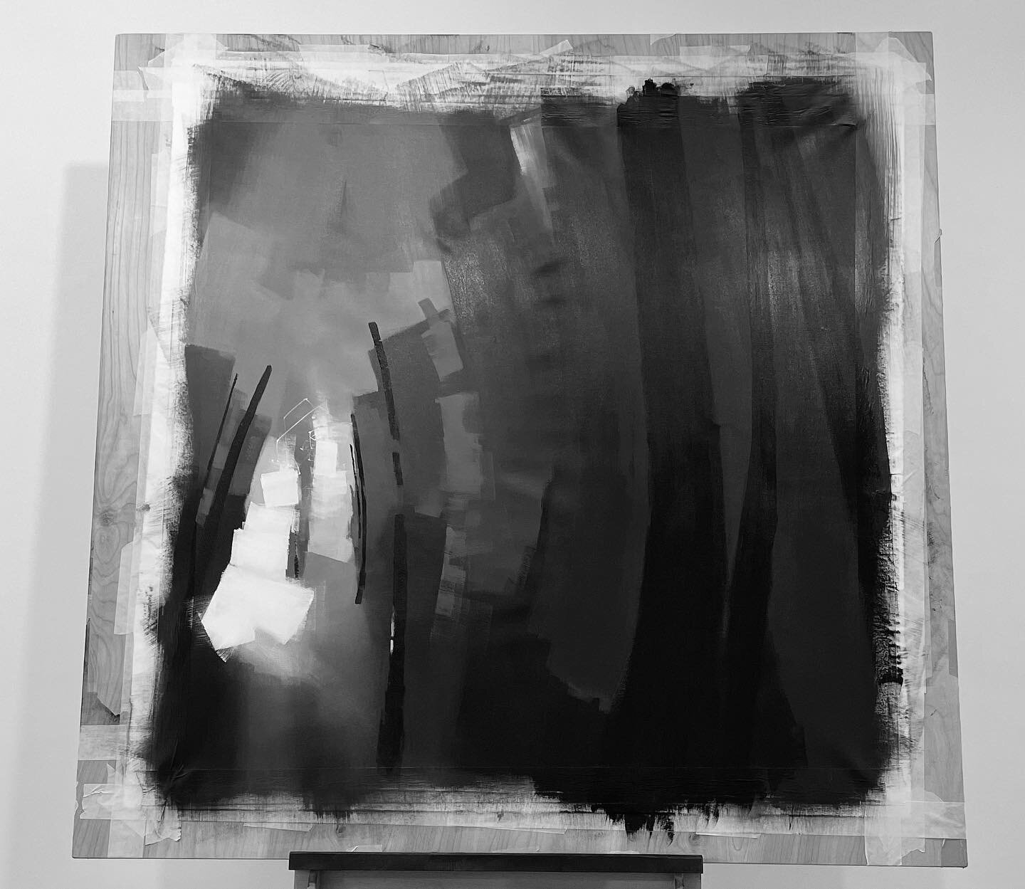 I love looking at my paintings in monochrome as I work on them. It helps me identify if the value composition is right &mdash; often I find that colors seem to have a high value but don&rsquo;t when I view them in monochrome, and when I use that info