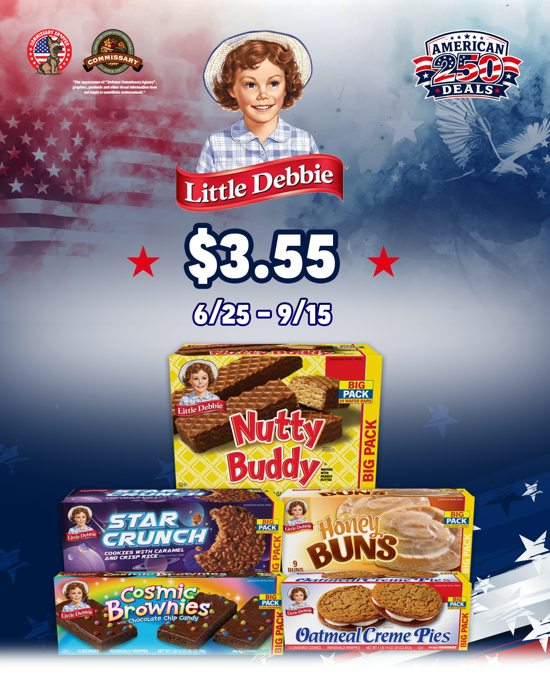 American 250 Deals_Little Debbie Big Pack