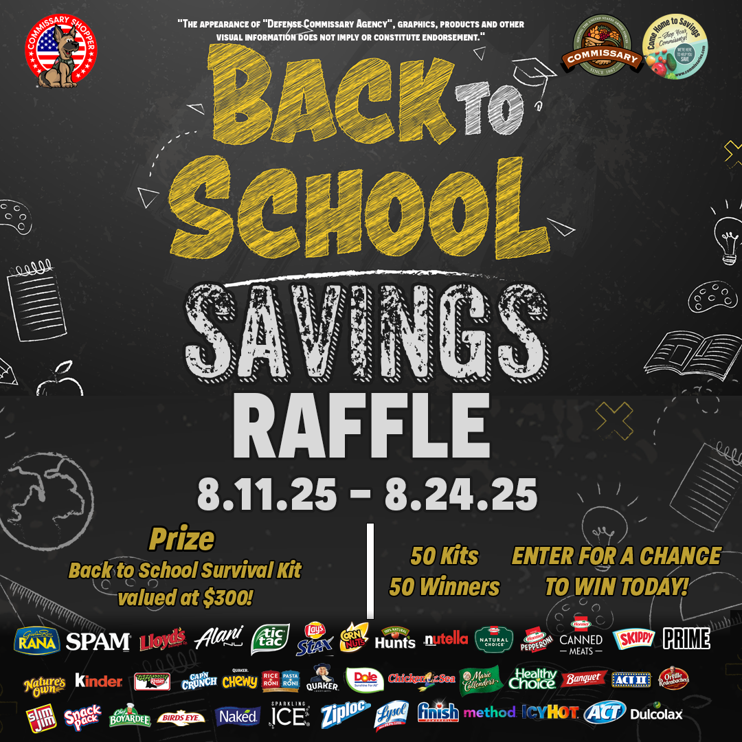 Back to School Savings Raffle 2025