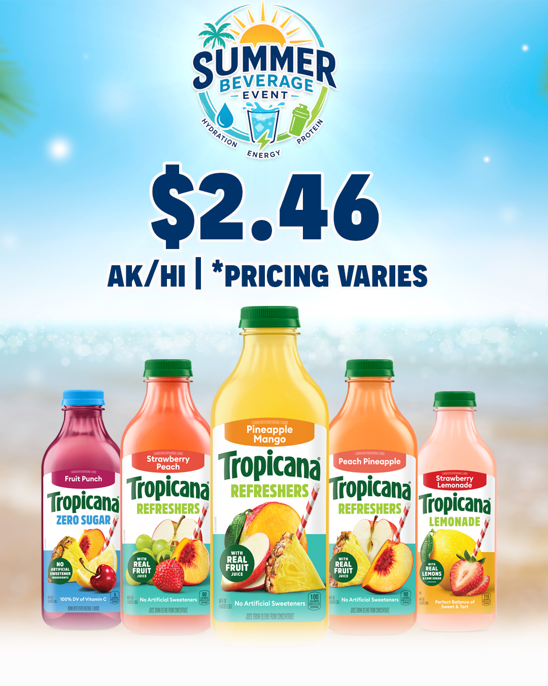 Summer Beverage Event Tropicana Refresher - Commissary Shopper