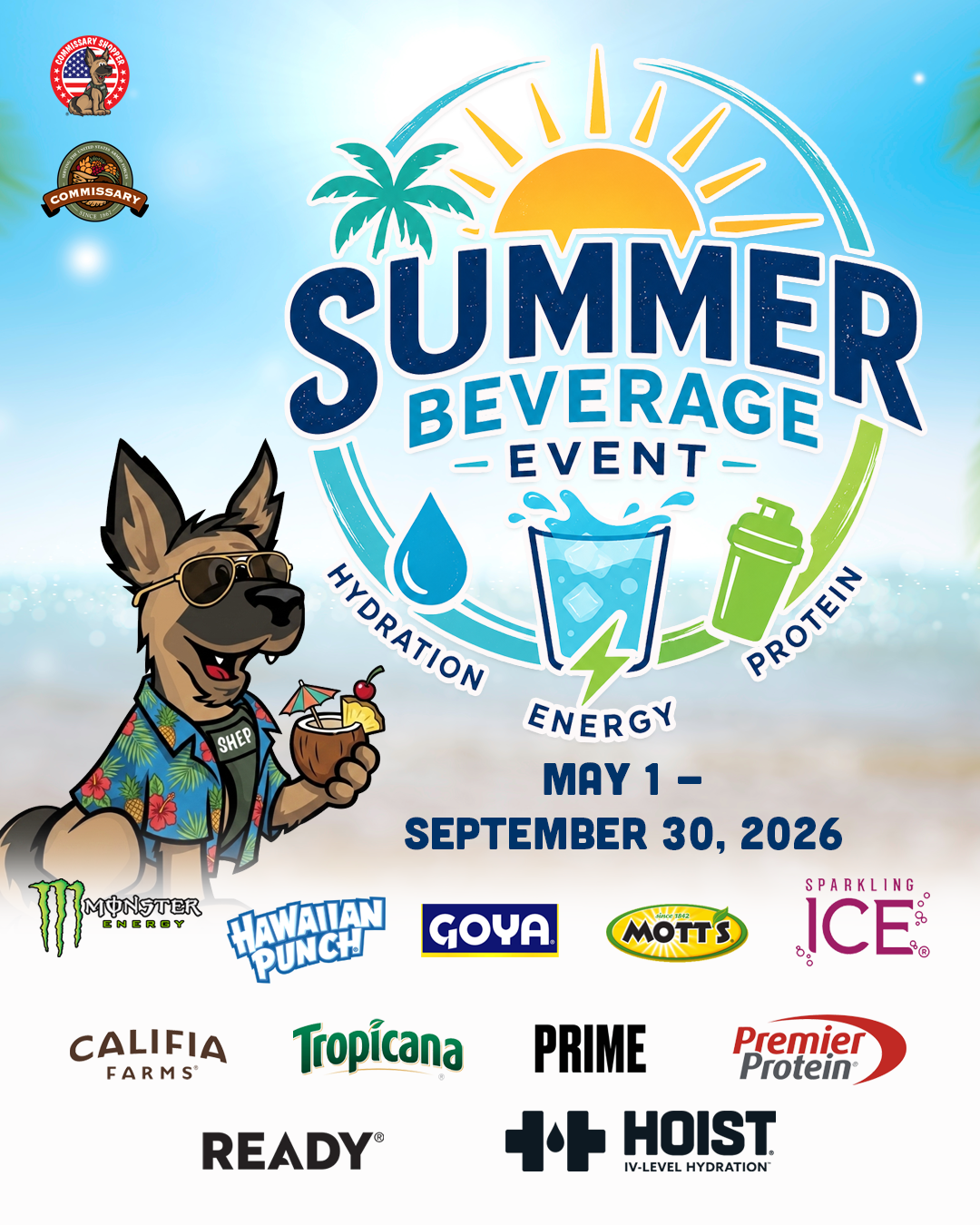 Summer Beverage Event - Commissary Shopper